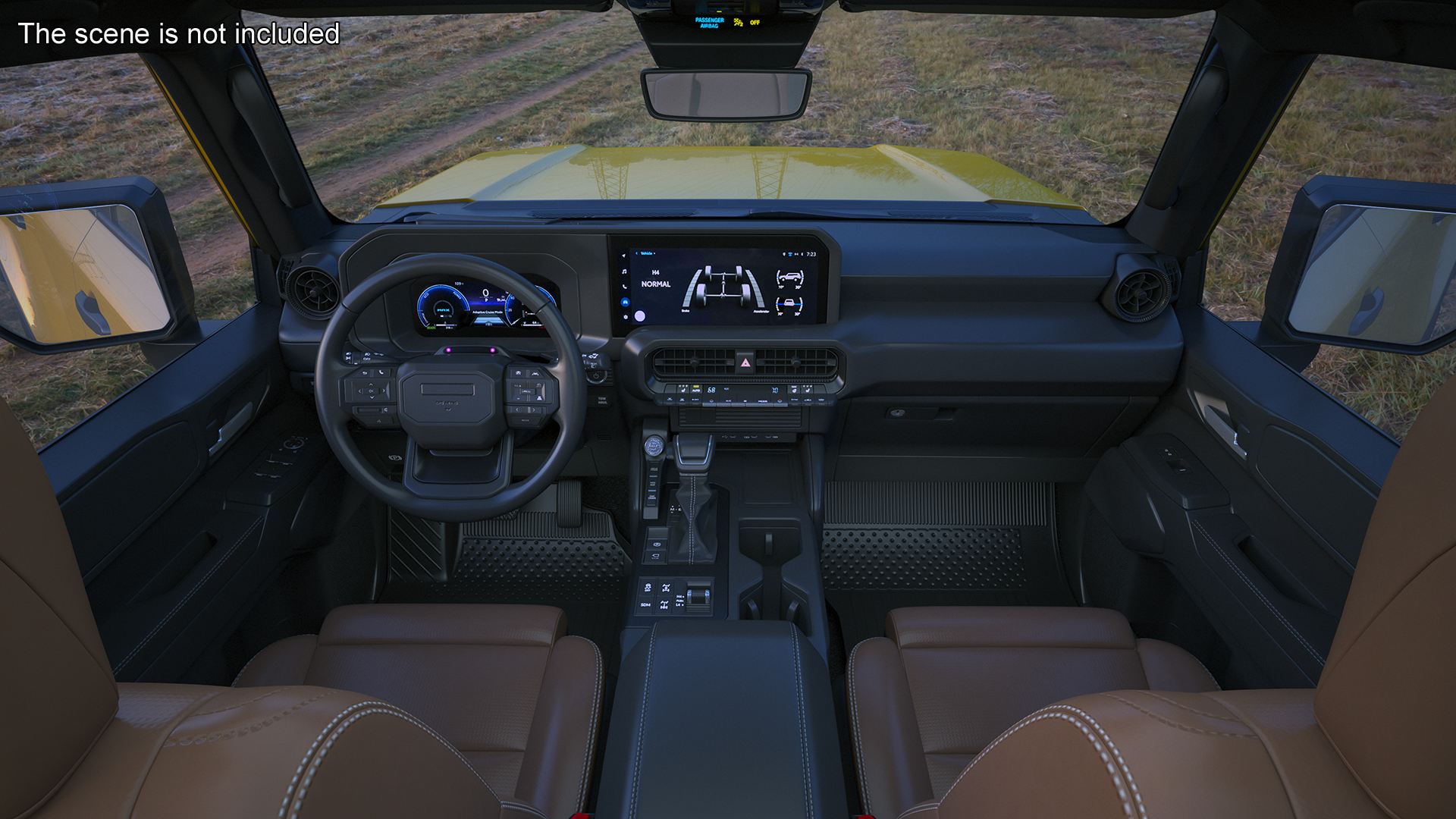 3D model Generic Off-Road SUV Vehicle Rigged