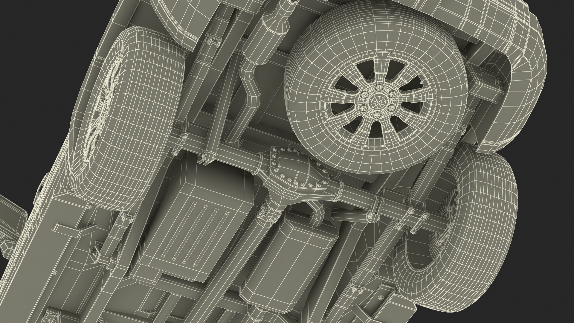 3D model Generic Off-Road SUV Vehicle Rigged
