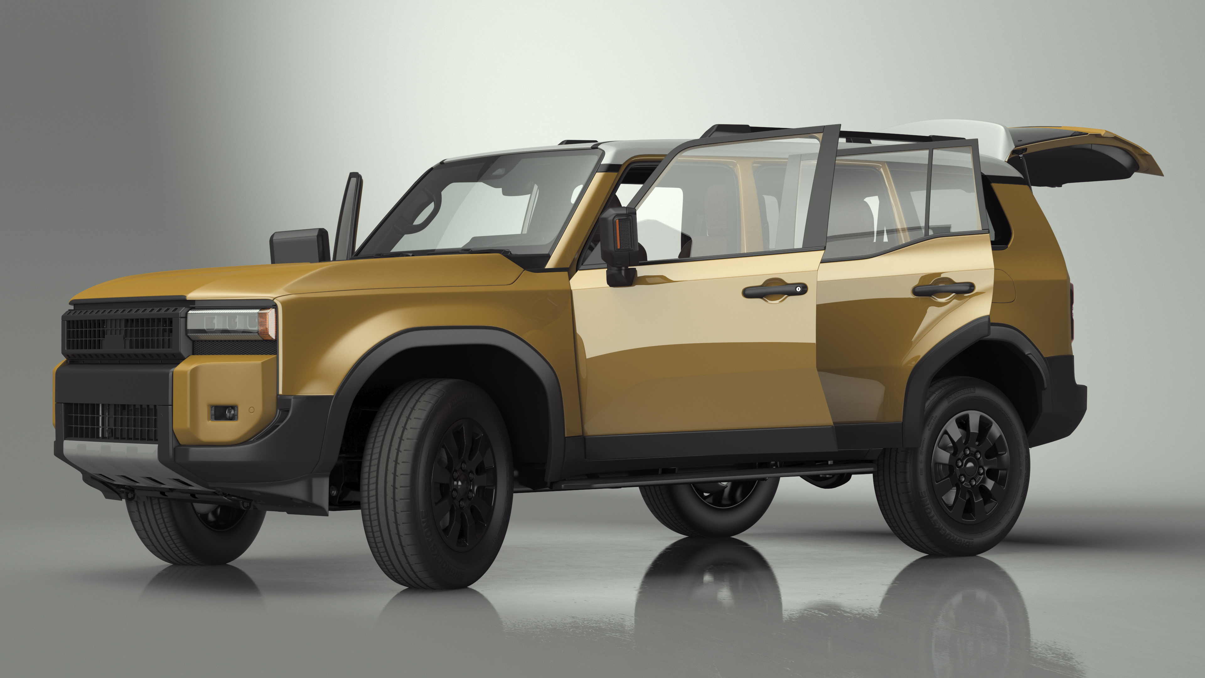 3D model Generic Off-Road SUV Vehicle Rigged