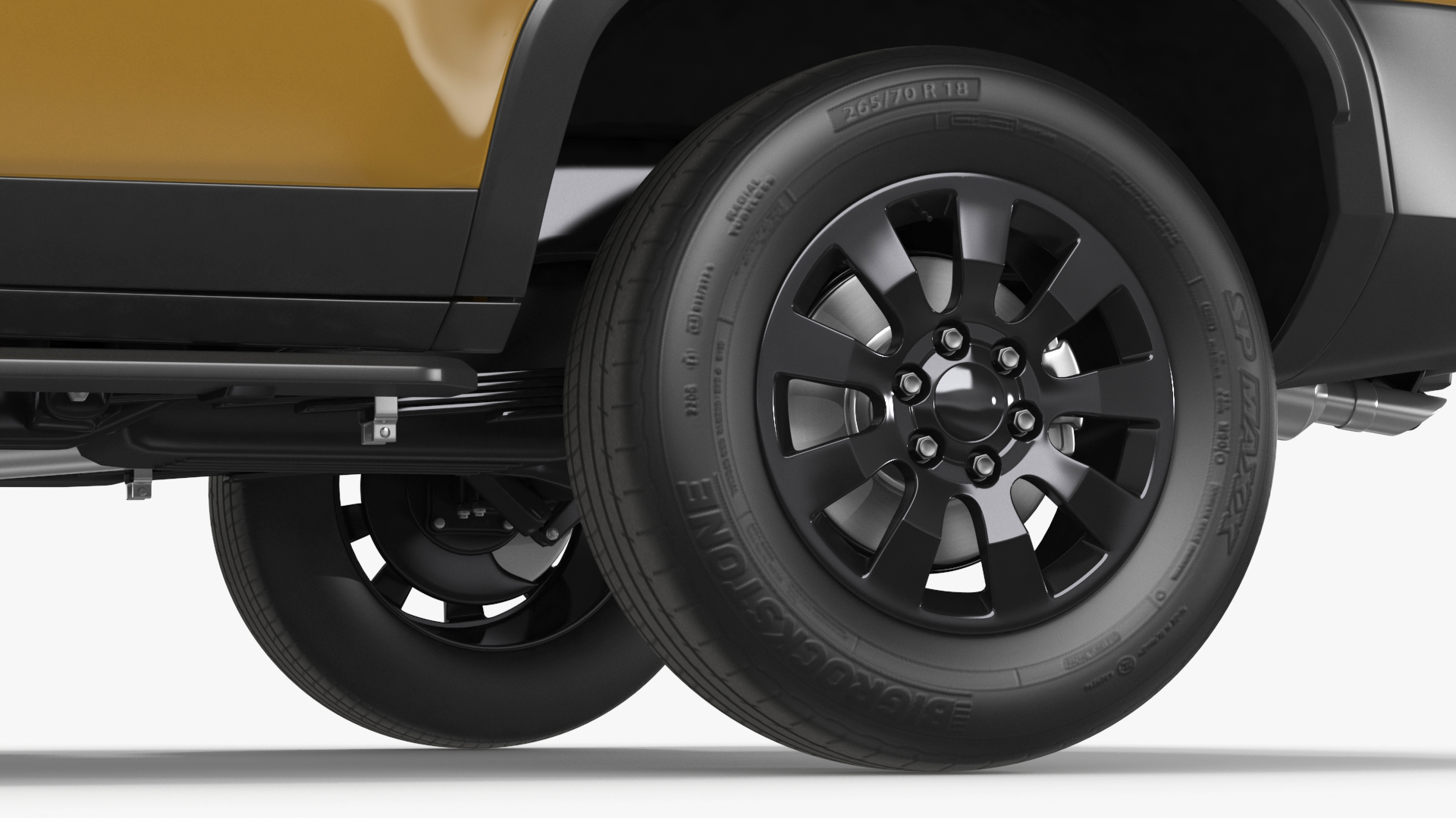 3D model Generic Off-Road SUV Vehicle Rigged