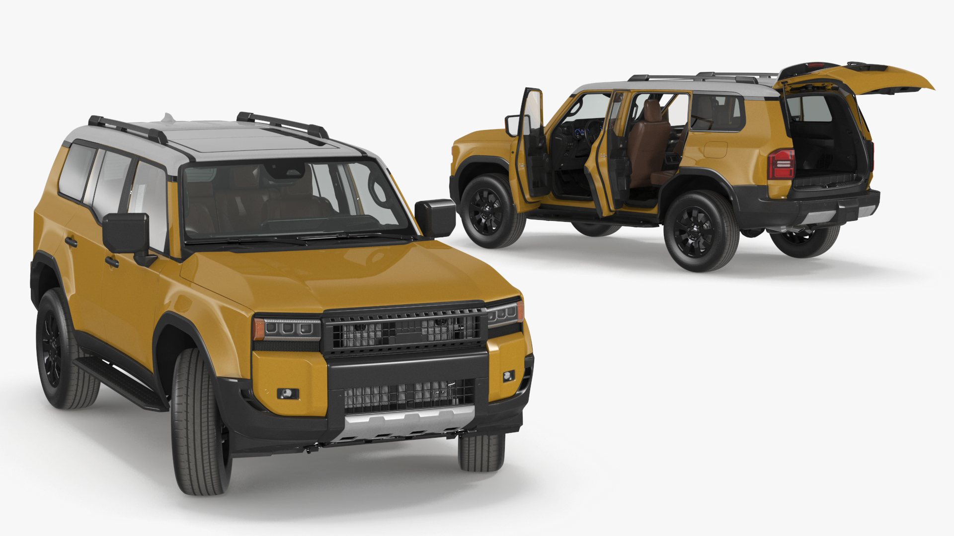 3D model Generic Off-Road SUV Vehicle Rigged