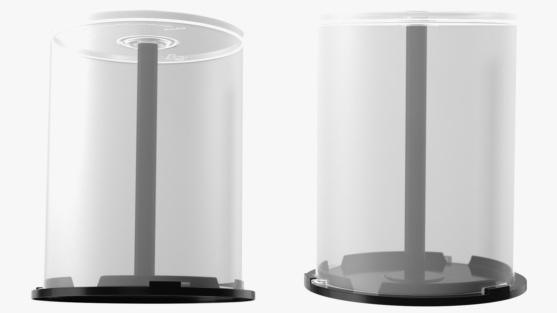 3D Empty Spindle Cake Box Holder for 100 Discs model