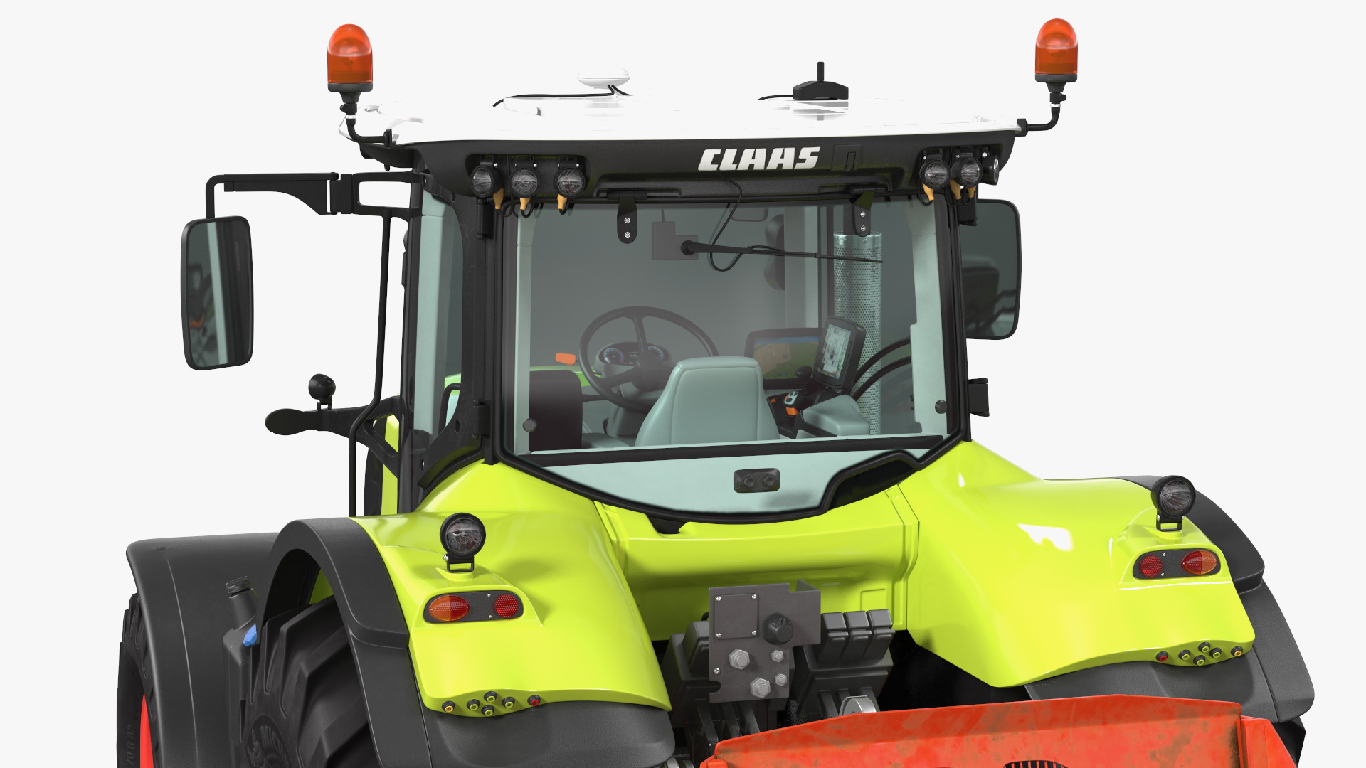 3D Tractor Claas Axion 800 with Sodimac Rafal 3300 Spreader