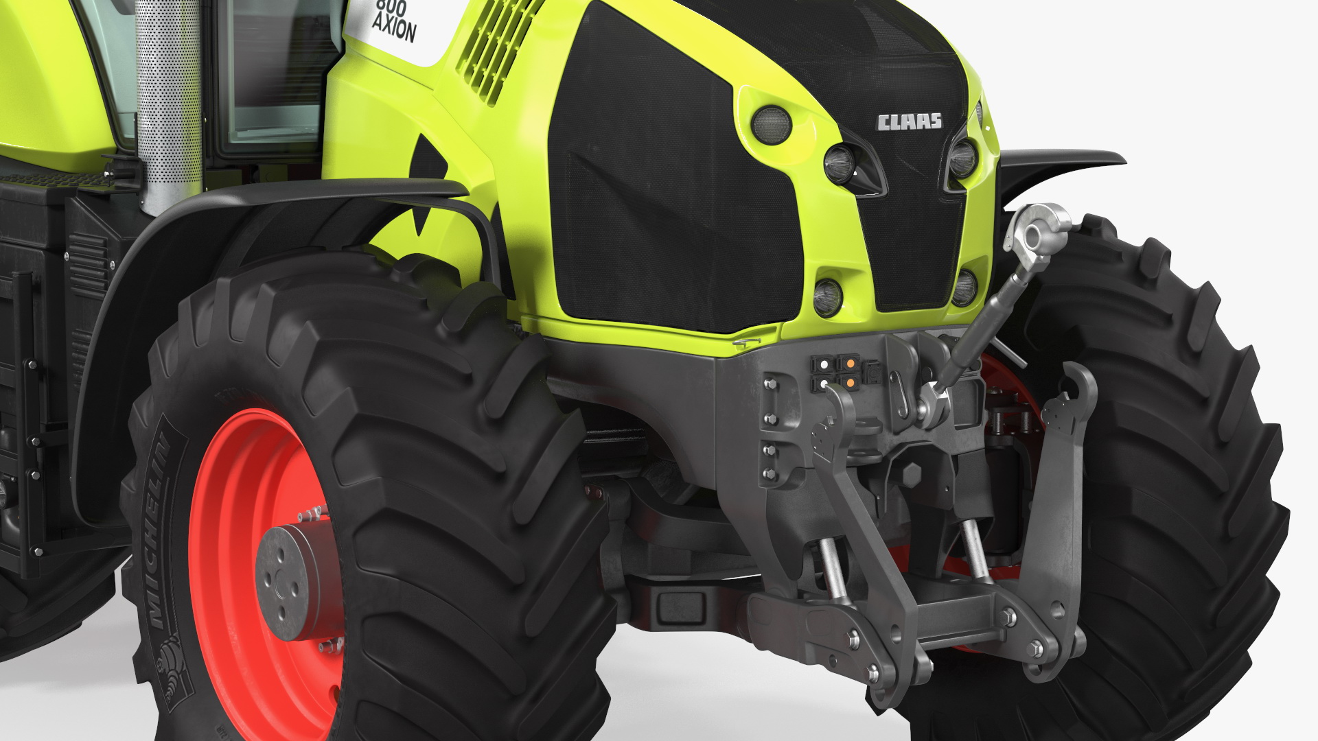 3D Tractor Claas Axion 800 with Sodimac Rafal 3300 Spreader