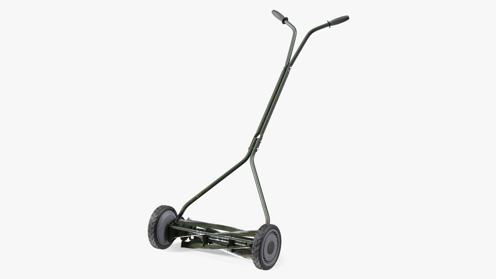 3D Vintage Lawn Mower model