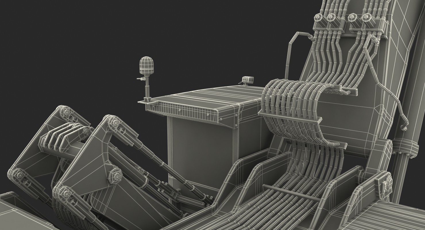 Wheeled Grab Loader Generic Rigged 3D model
