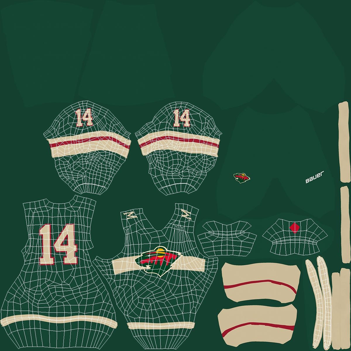 3D Jersey Minnesota Wild