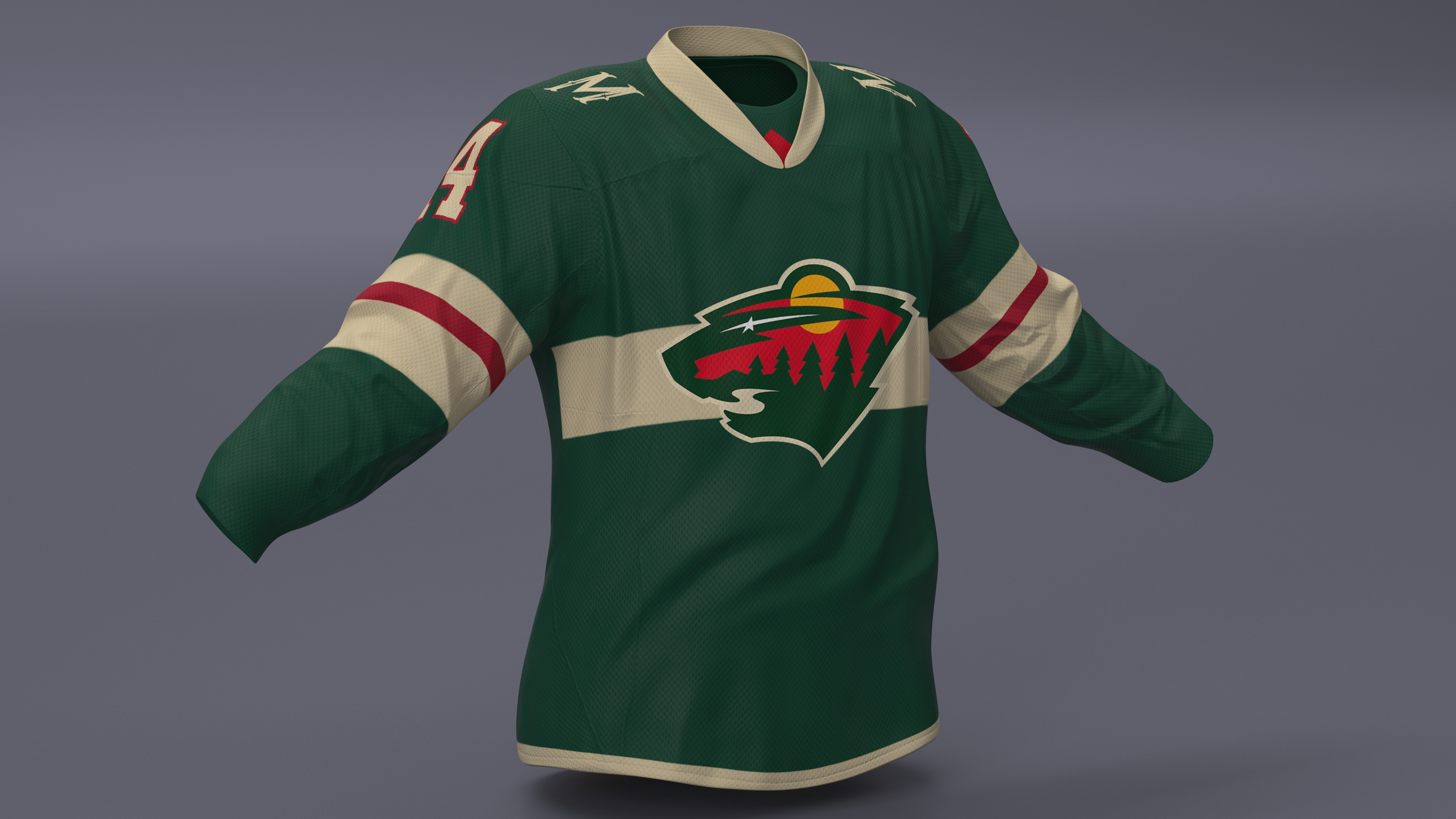 3D Jersey Minnesota Wild