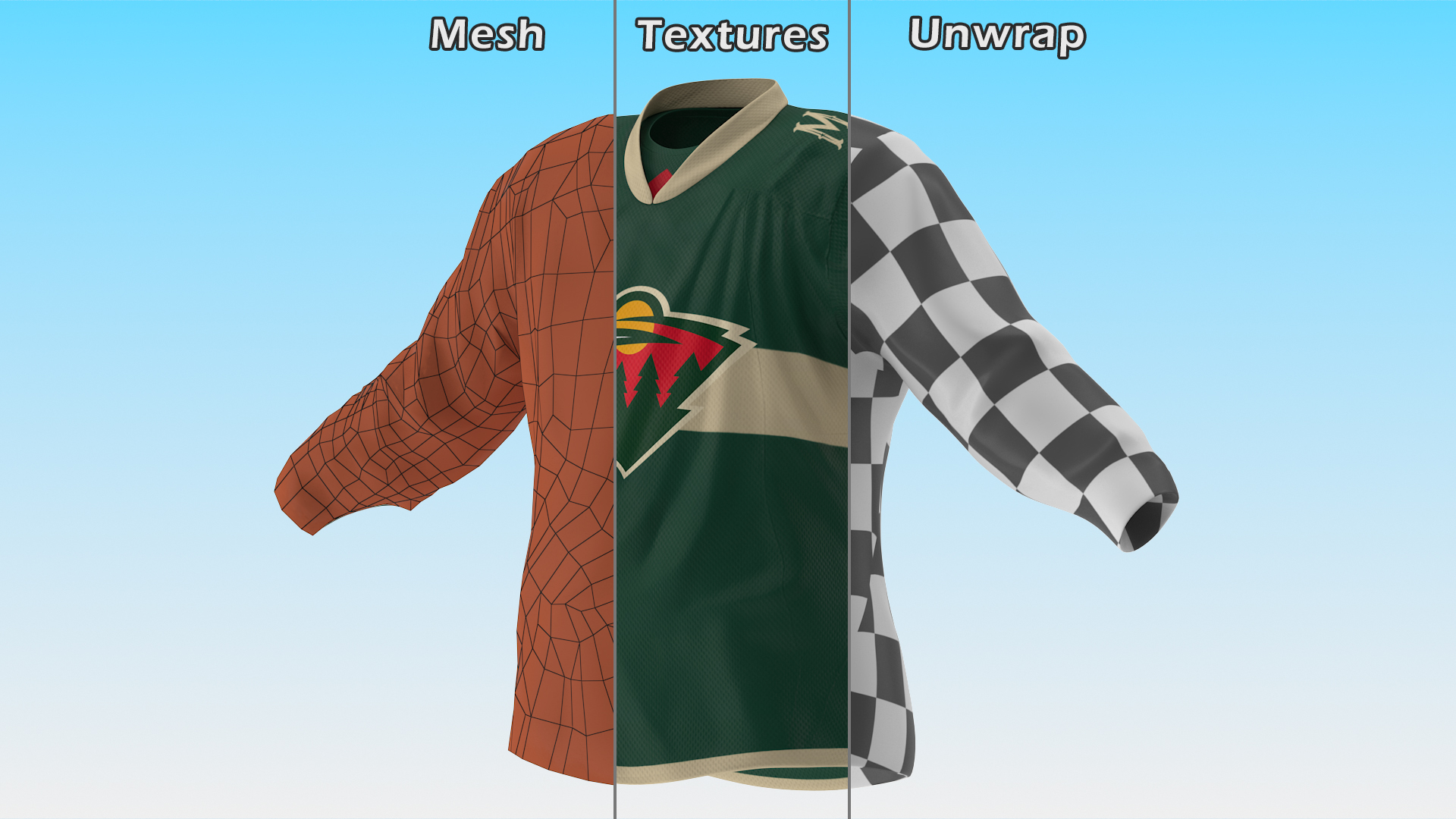 3D Jersey Minnesota Wild