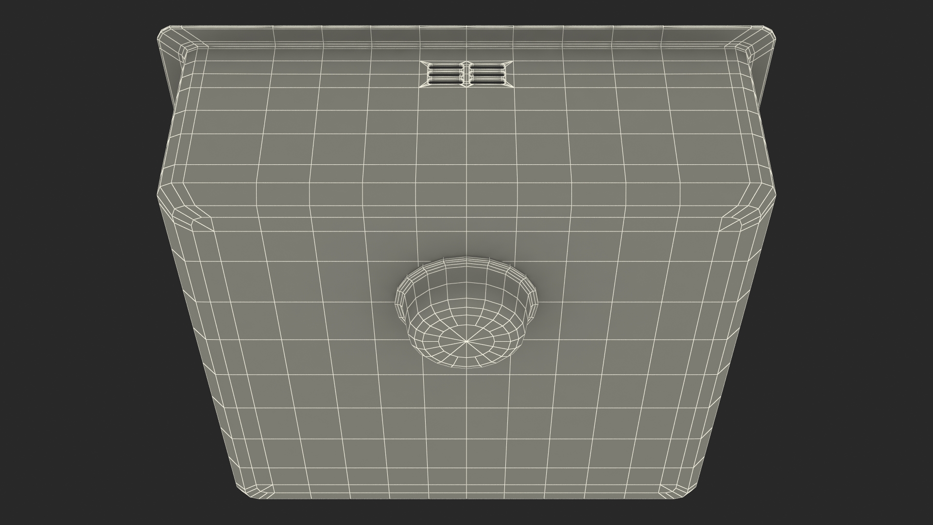 3D model Single Bowl Square Stainless Steel Inset Sink
