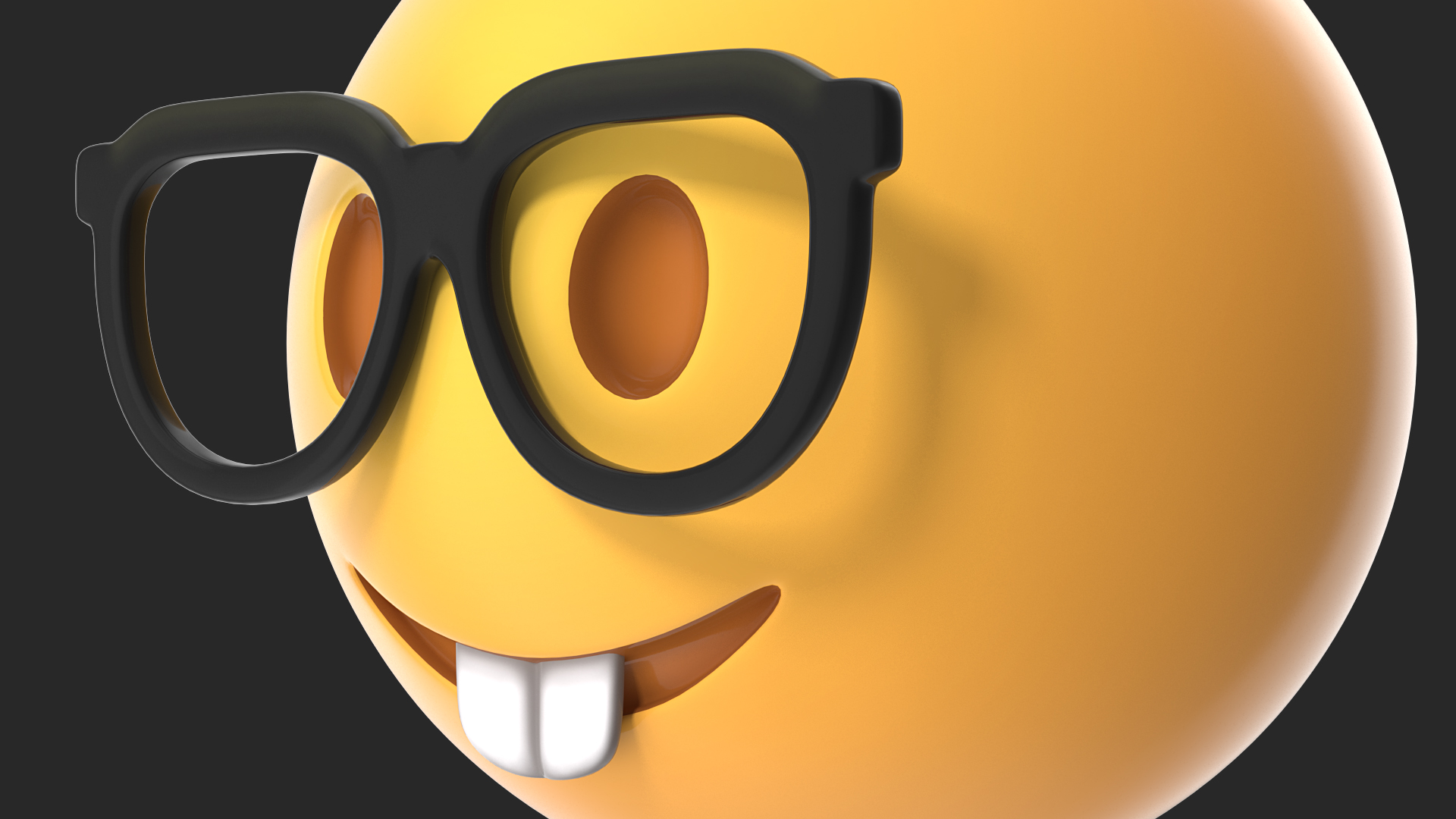 3D model Nerd Face Emoji