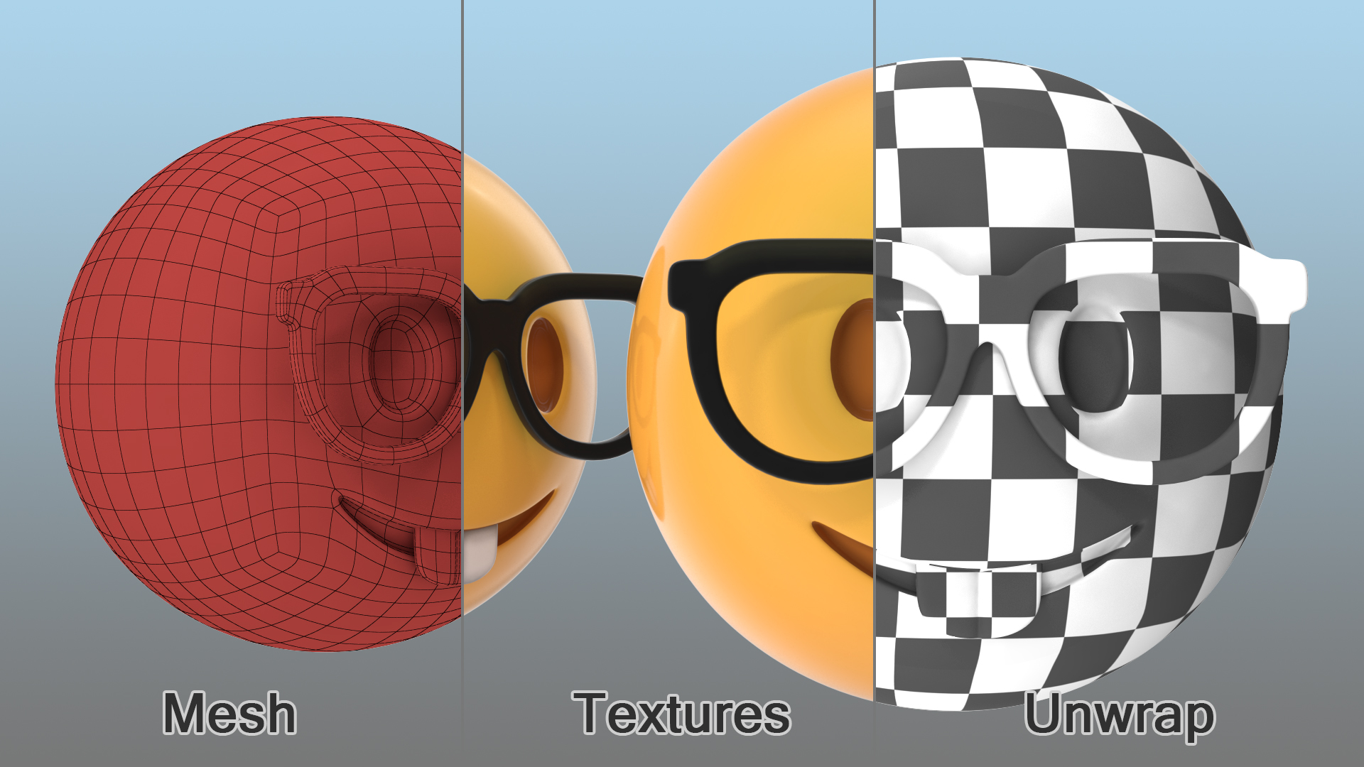 3D model Nerd Face Emoji