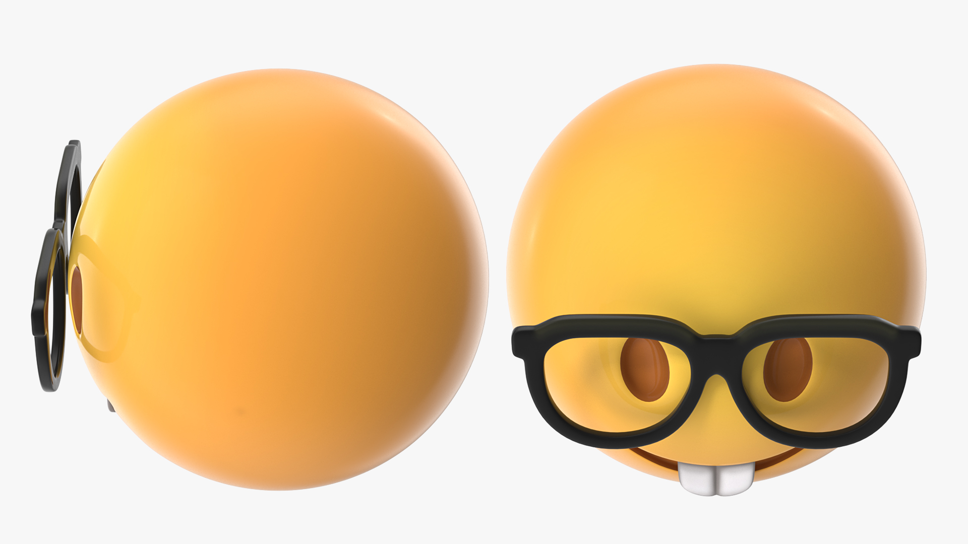 3D model Nerd Face Emoji