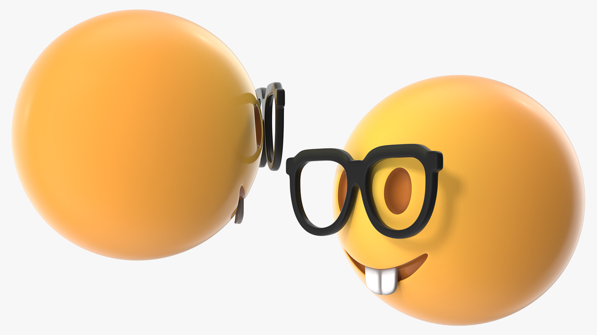 3D model Nerd Face Emoji