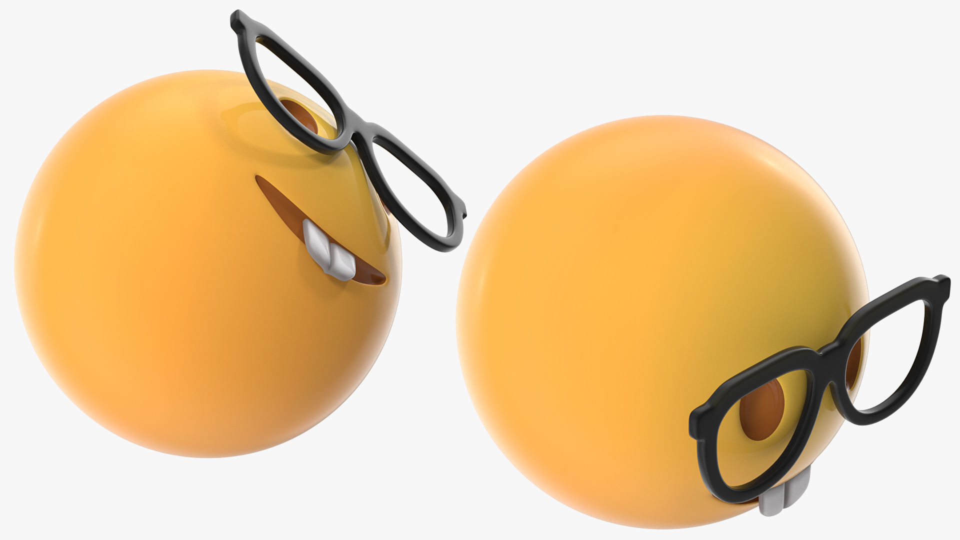 3D model Nerd Face Emoji