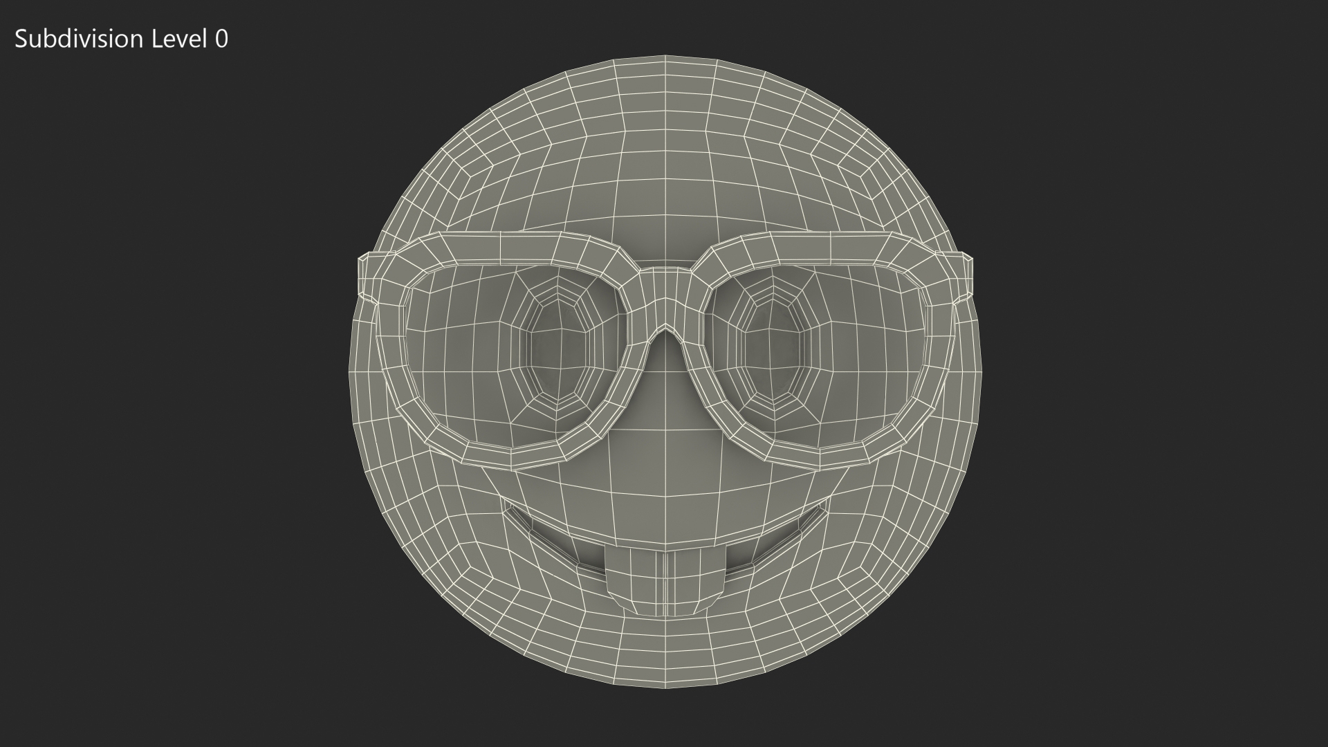 3D model Nerd Face Emoji