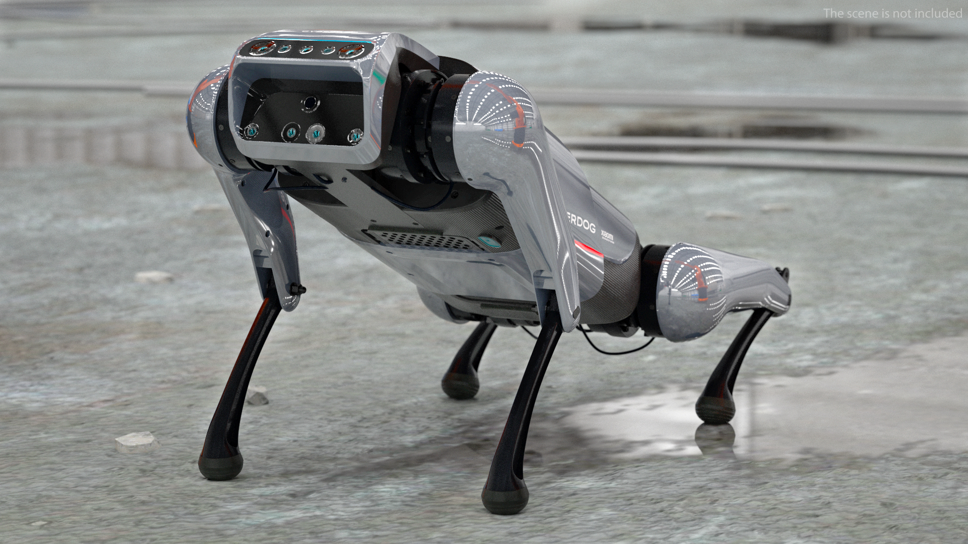 3D Xiaomi Cyberdog Rigged for Modo