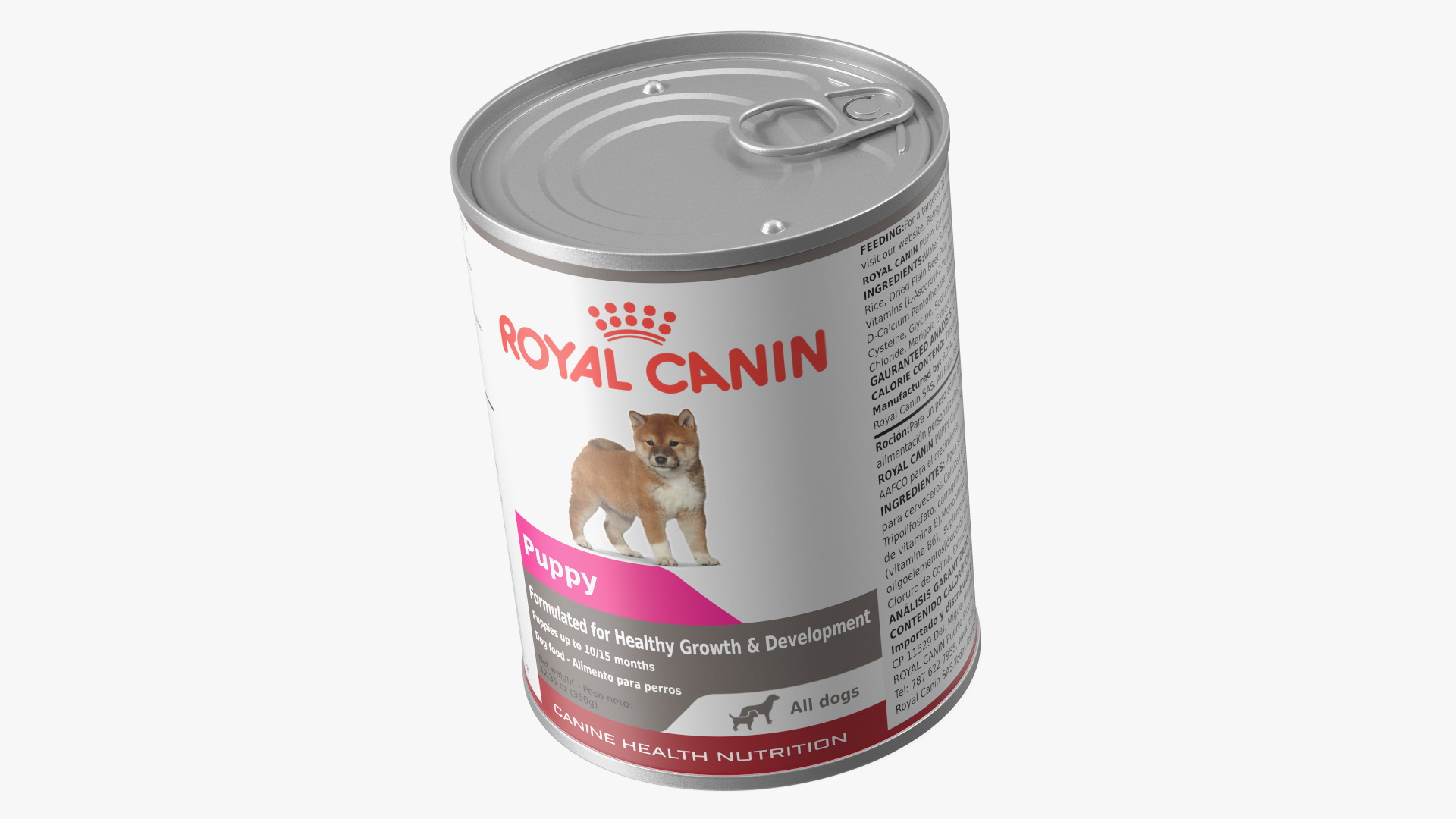 3D Royal Canin Puppy Food Can
