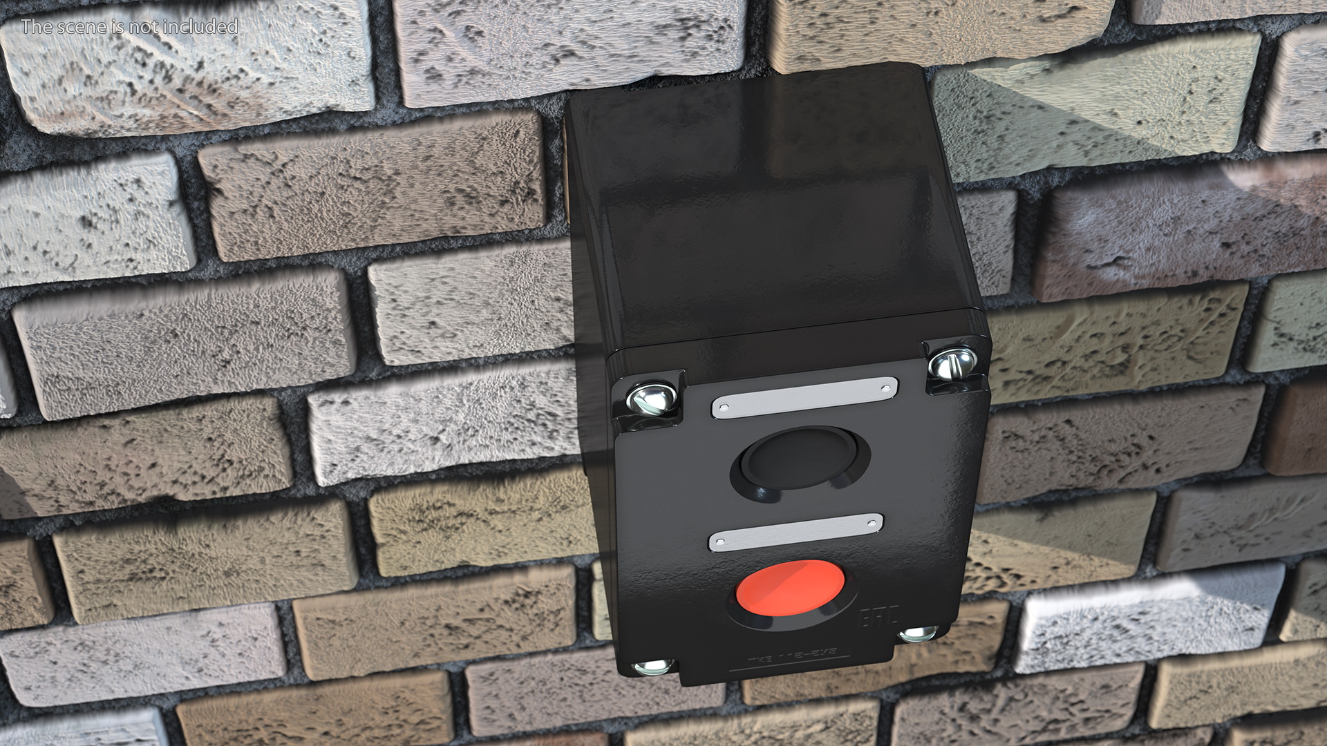 Push Button Industrial Switch 3D model