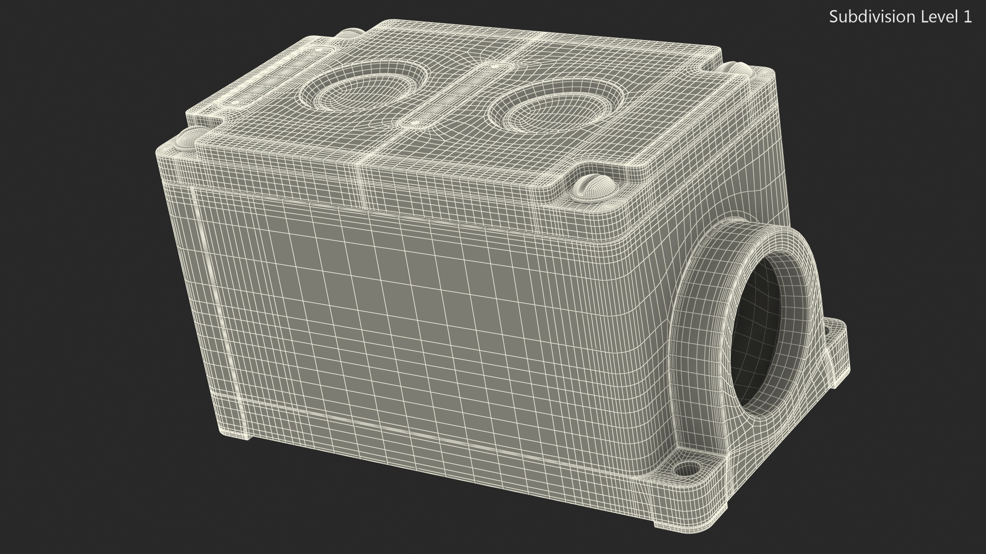 Push Button Industrial Switch 3D model
