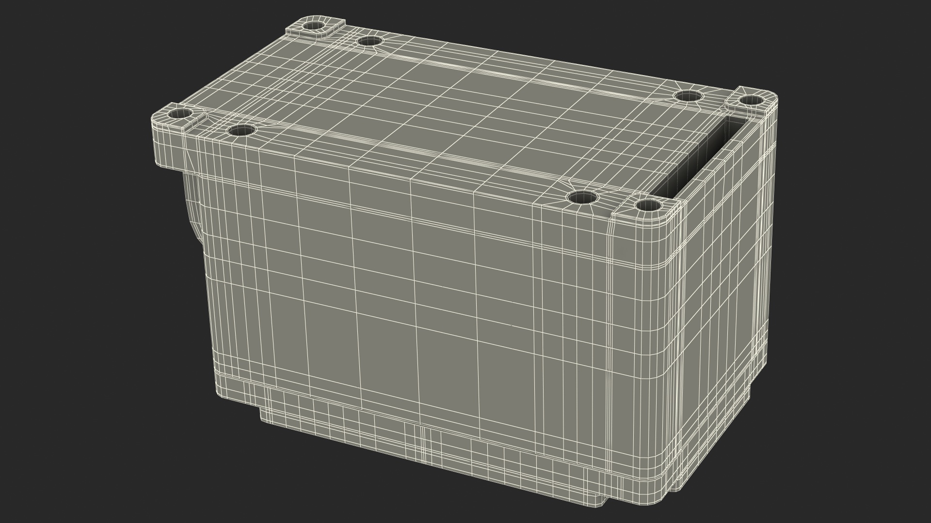 Push Button Industrial Switch 3D model