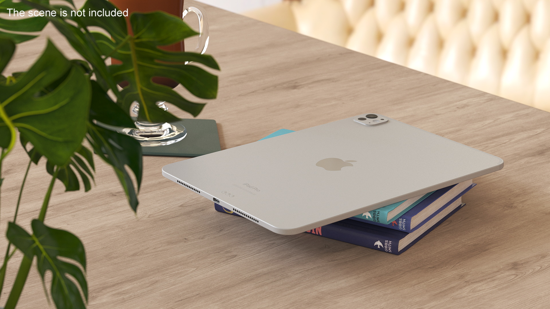 IPad Pro 2024 11 Inch Silver Turned Off 3D model