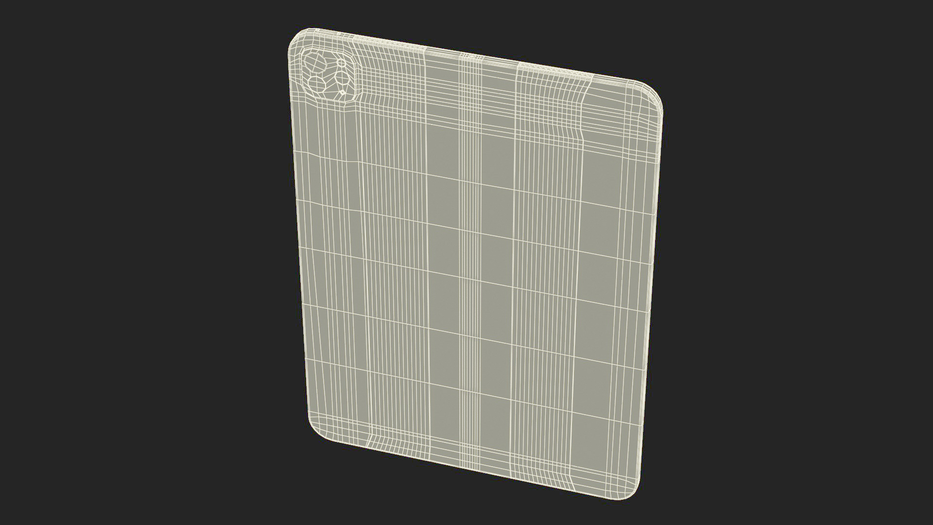 IPad Pro 2024 11 Inch Silver Turned Off 3D model