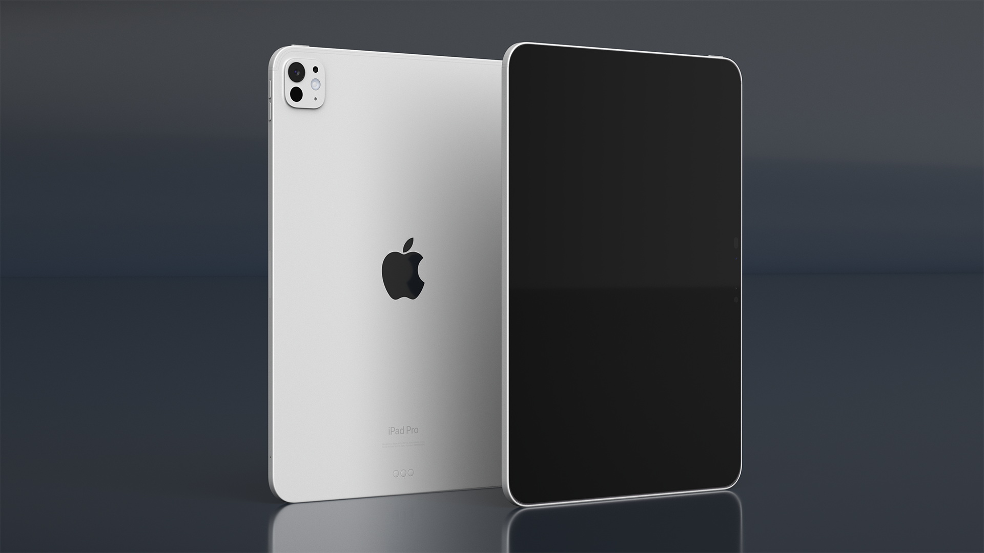 IPad Pro 2024 11 Inch Silver Turned Off 3D model