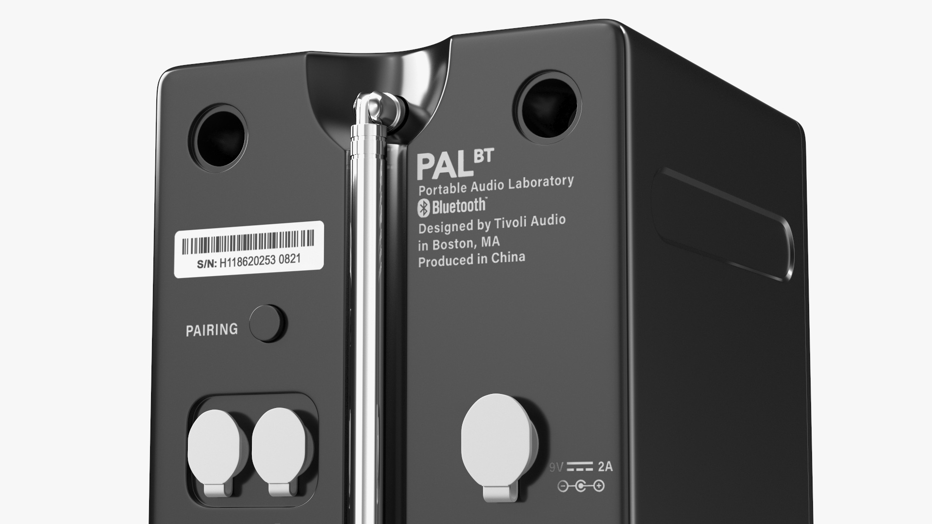 3D model Portable Radio Tivoli Audio PAL BT Black
