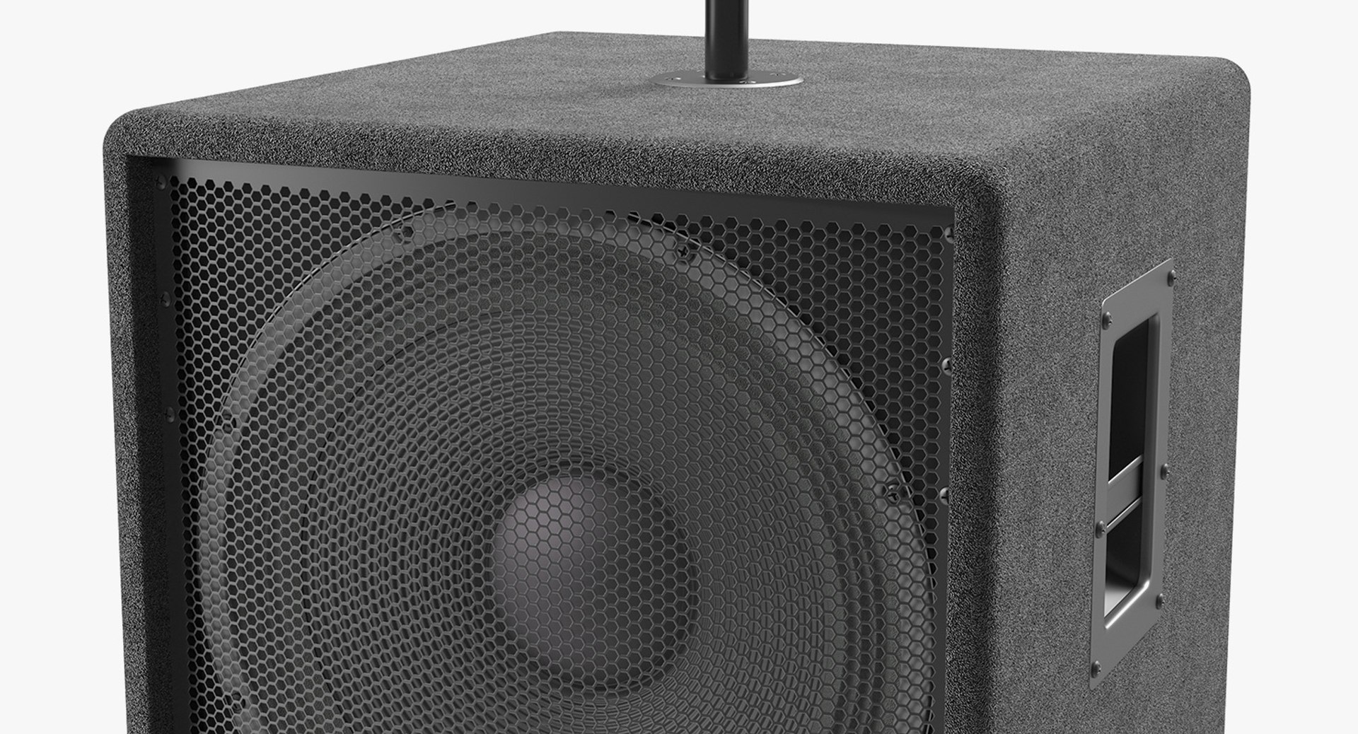 Washington Park Band Shell and Speaker Podium with Fur 3D model
