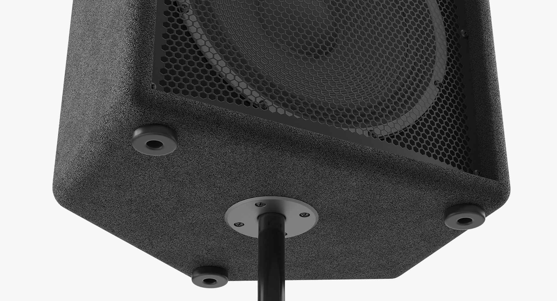 Washington Park Band Shell and Speaker Podium with Fur 3D model