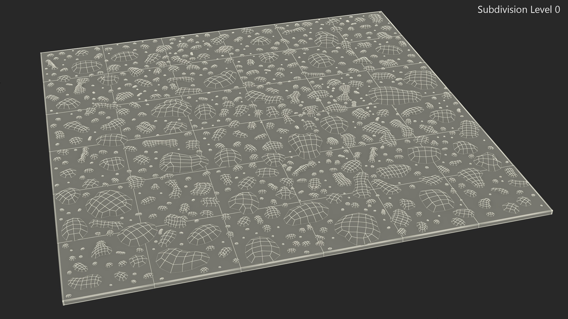 Wet Glass Surface 3D