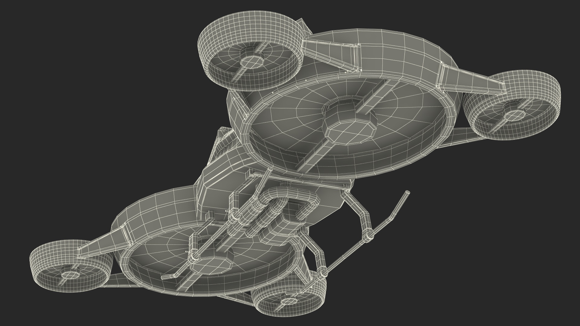 3D Red Hoverbike XTURISMO Fly