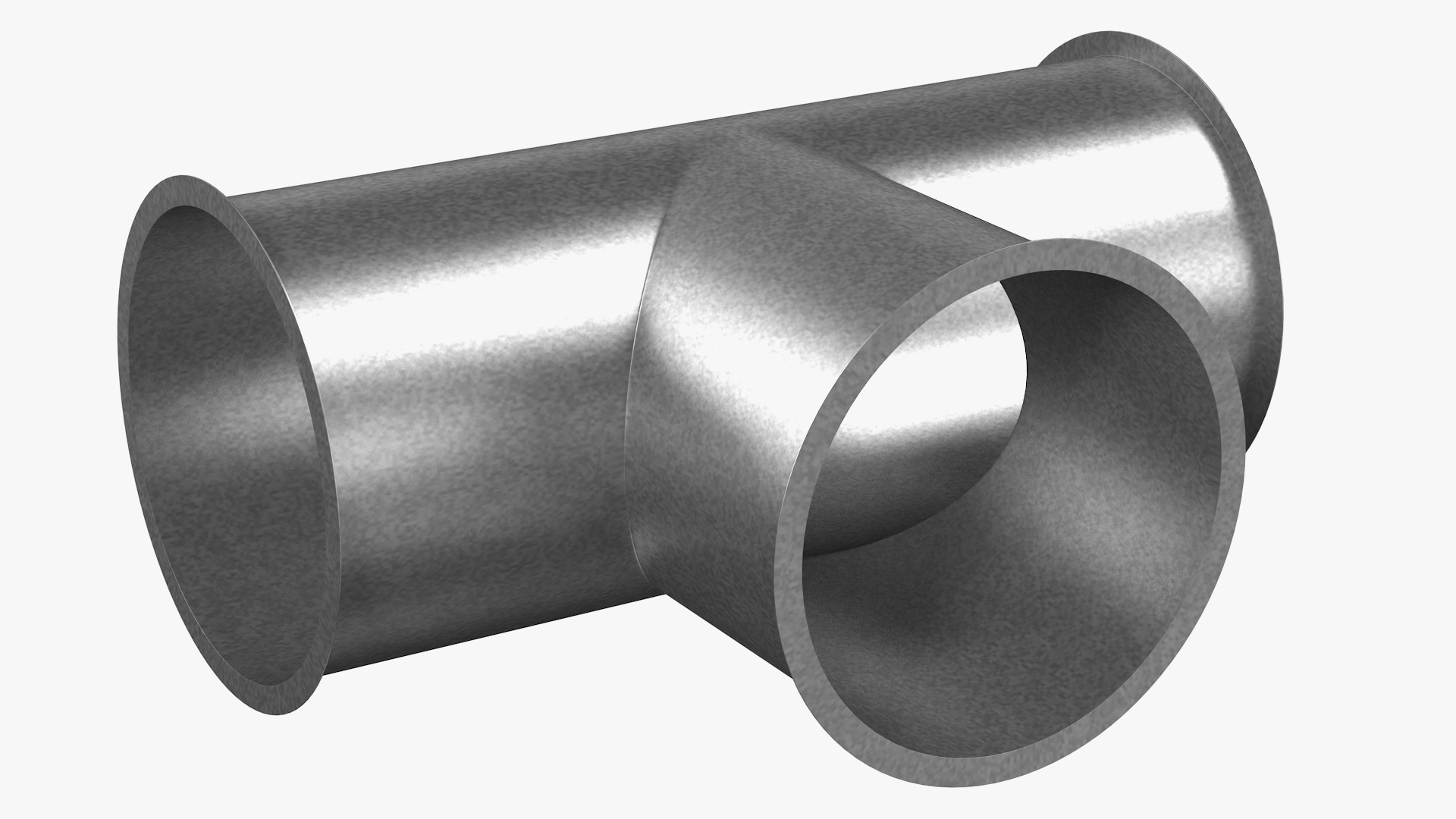 3D model Ventilation Shaft Pipe System Components