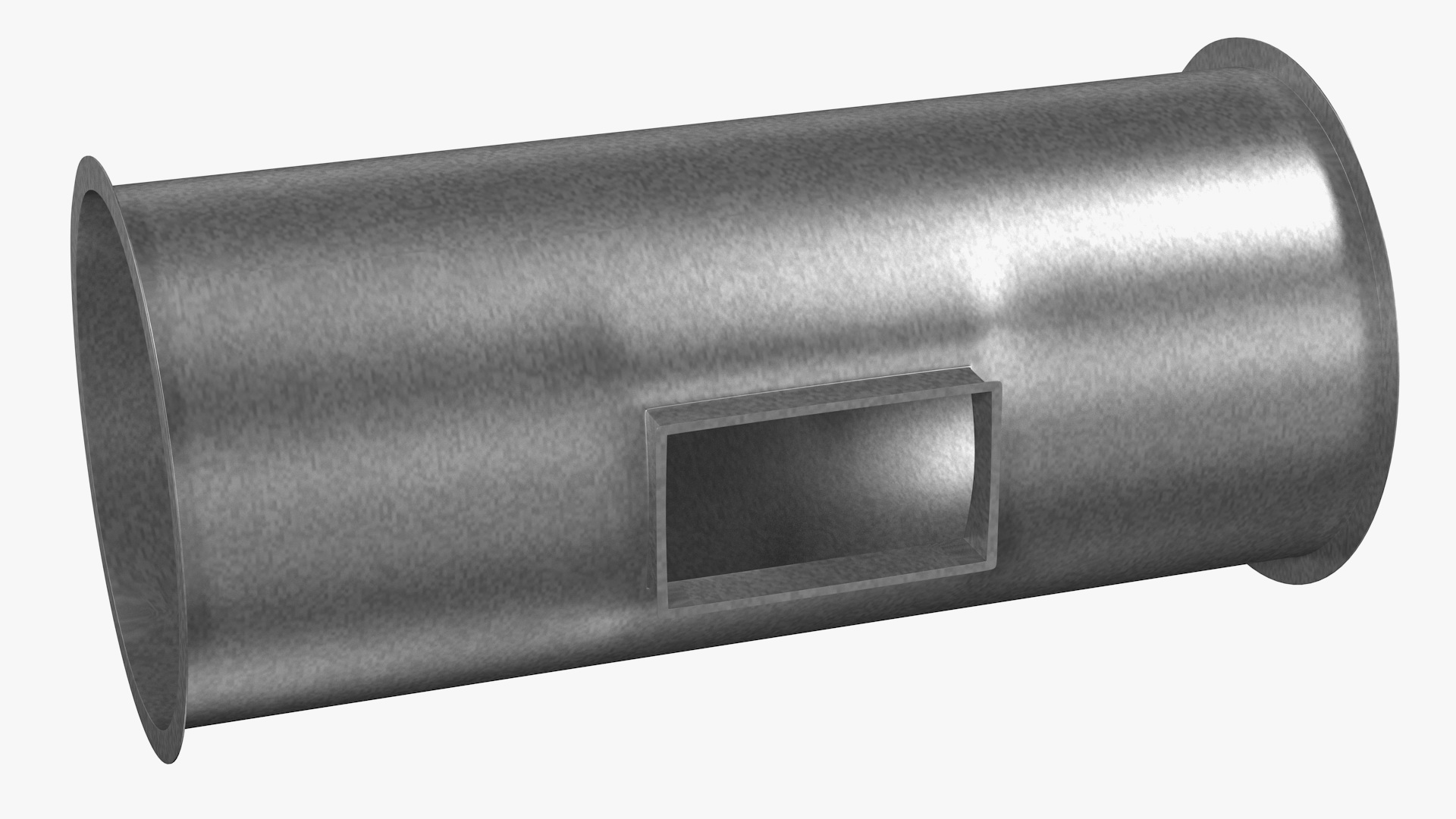 3D model Ventilation Shaft Pipe System Components