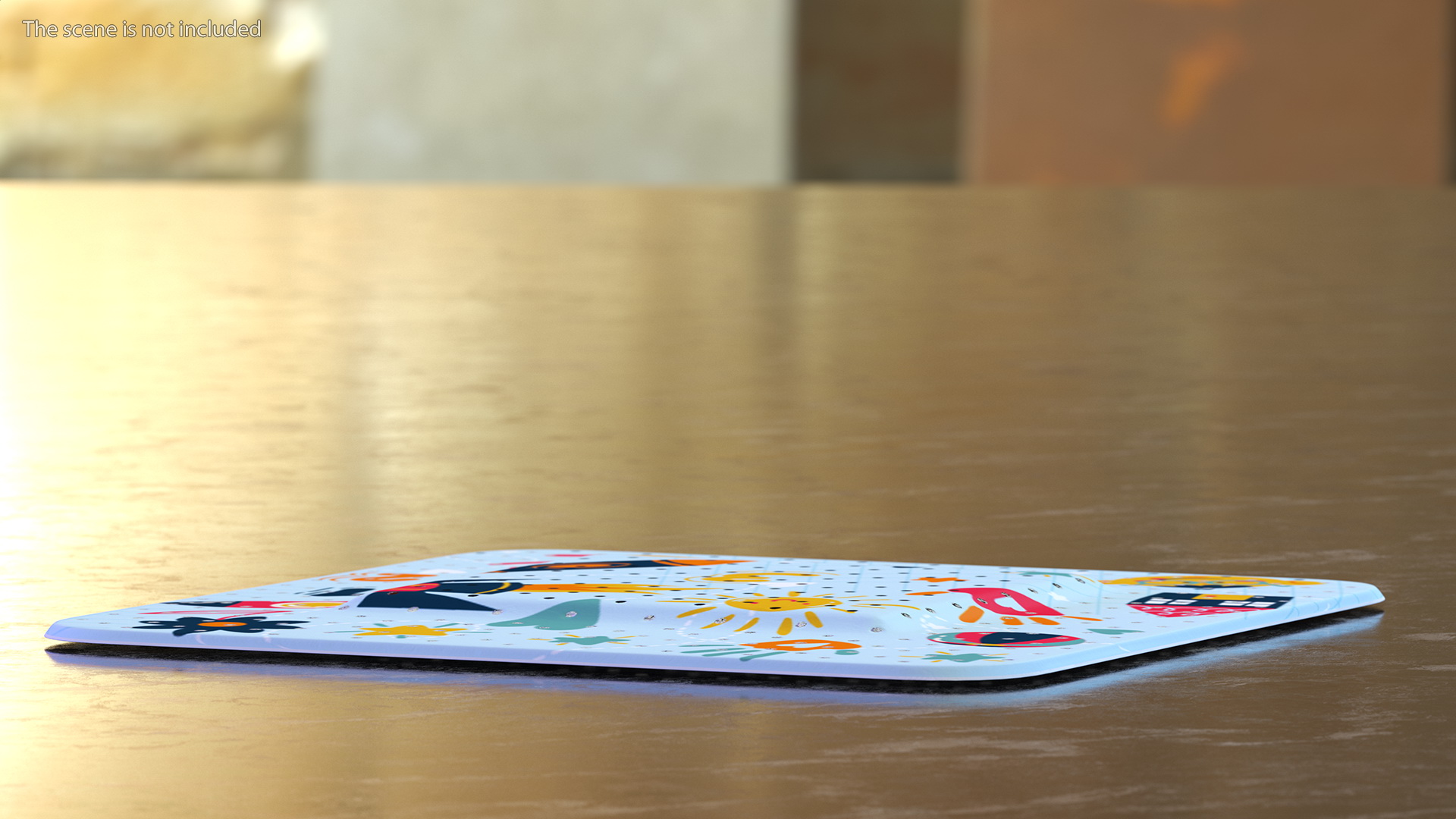 Square Band Aid for Kids 3D model
