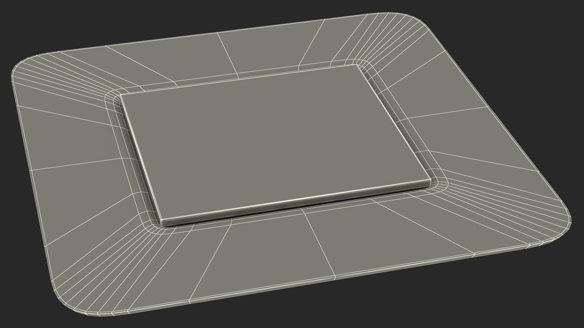 Square Band Aid for Kids 3D model