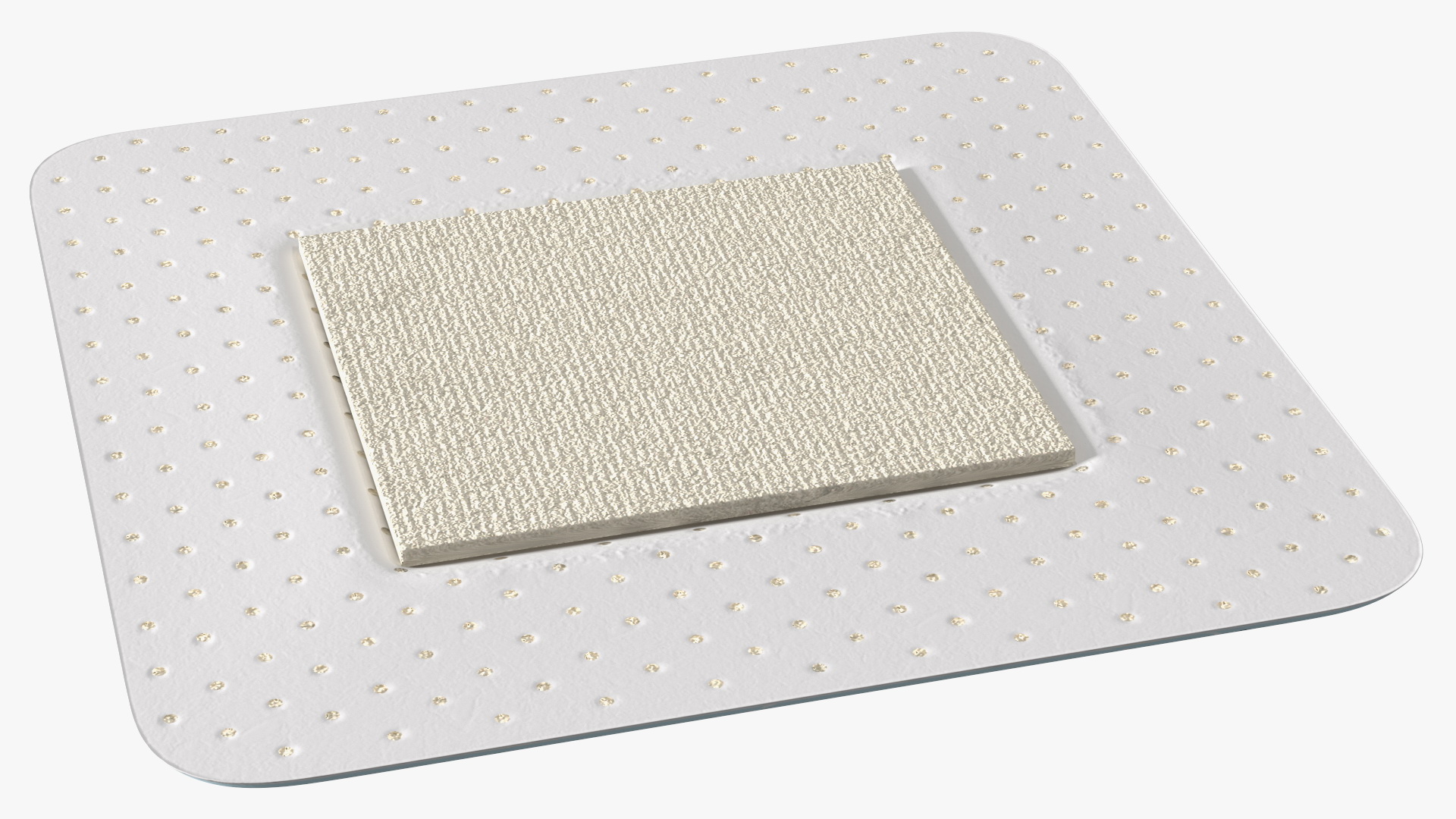 Square Band Aid for Kids 3D model