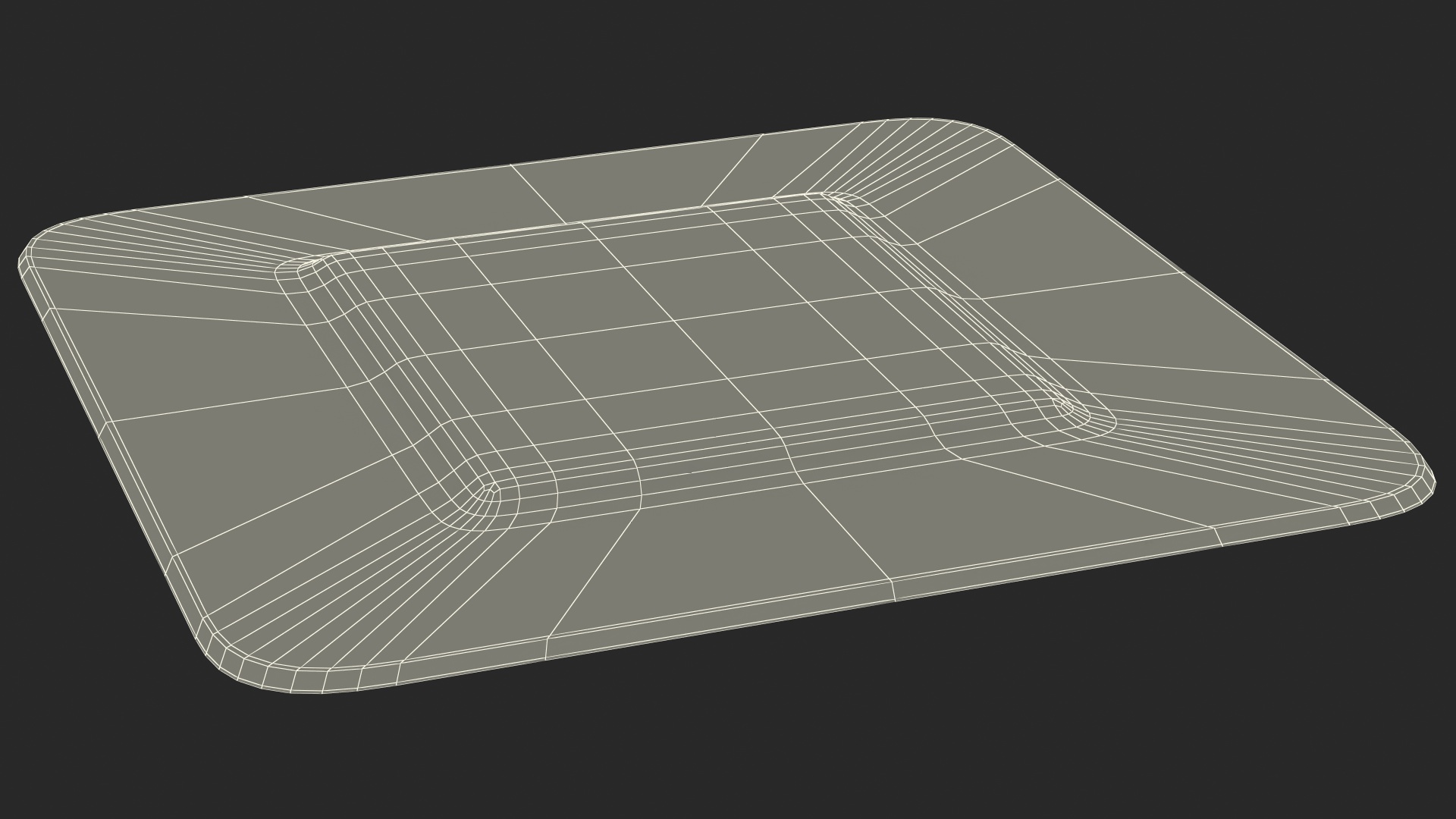 Square Band Aid for Kids 3D model