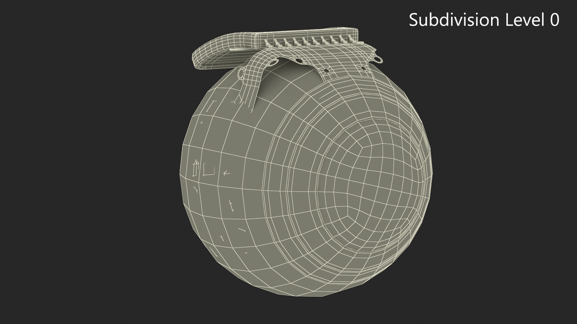 3D Bionic Eye Implant model
