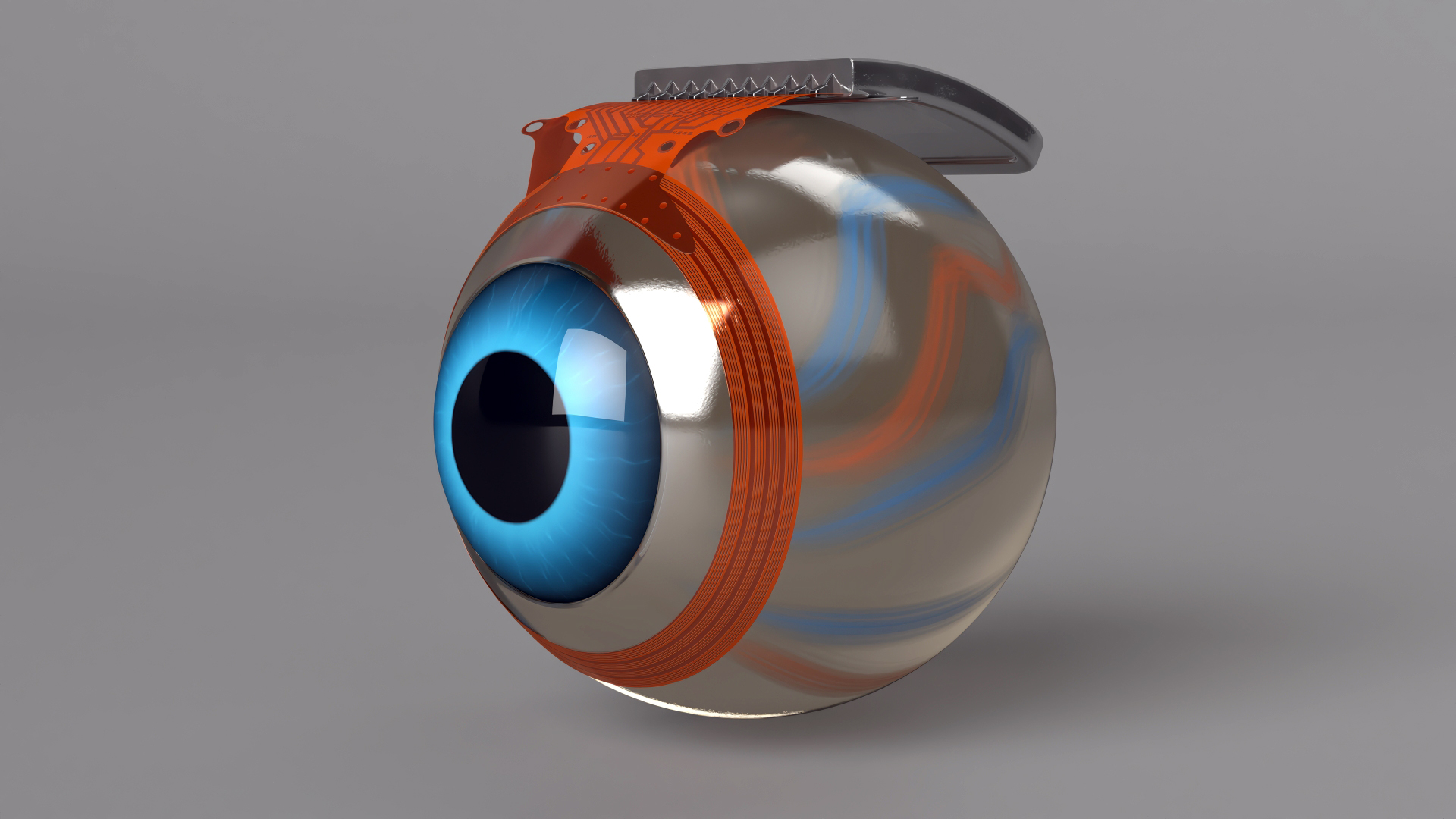 3D Bionic Eye Implant model