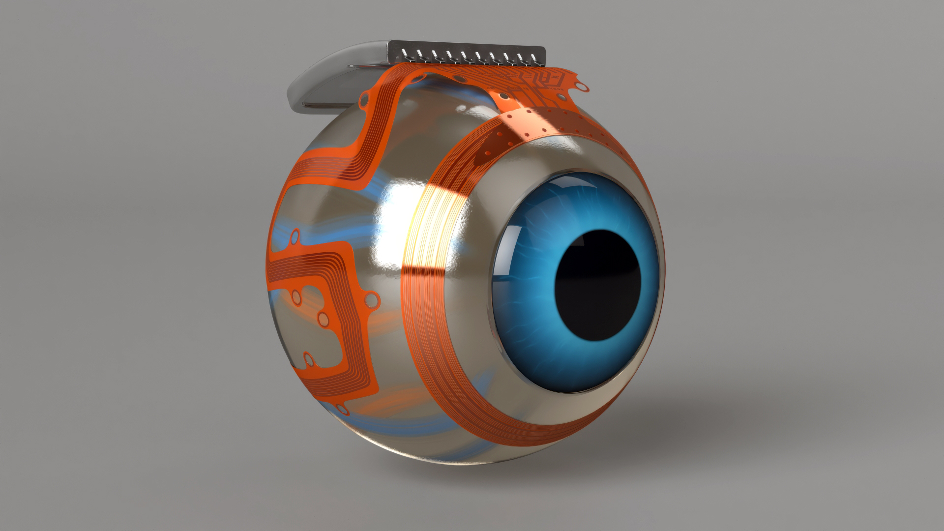 3D Bionic Eye Implant model