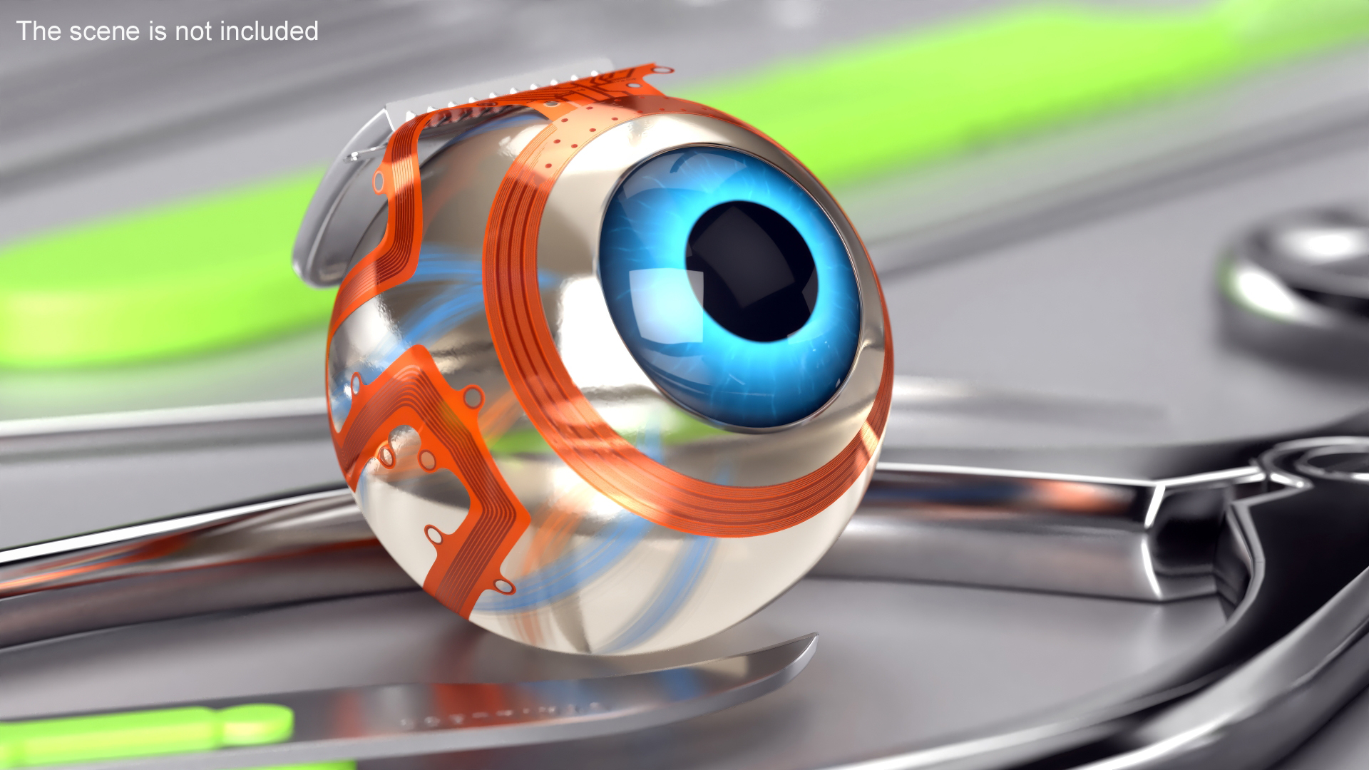 3D Bionic Eye Implant model