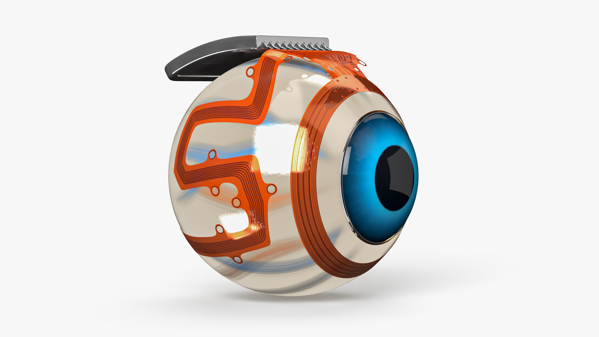 3D Bionic Eye Implant model