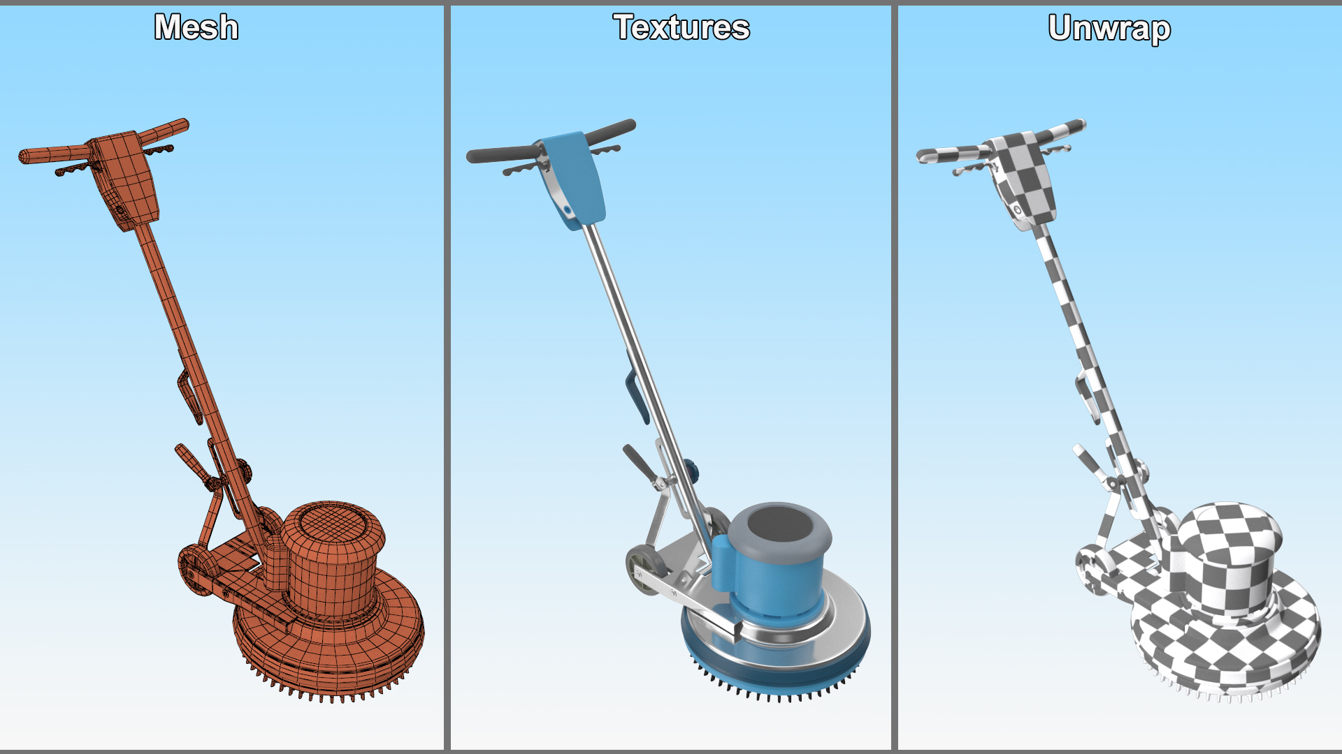 3D Floor Cleaner Equipment Generic