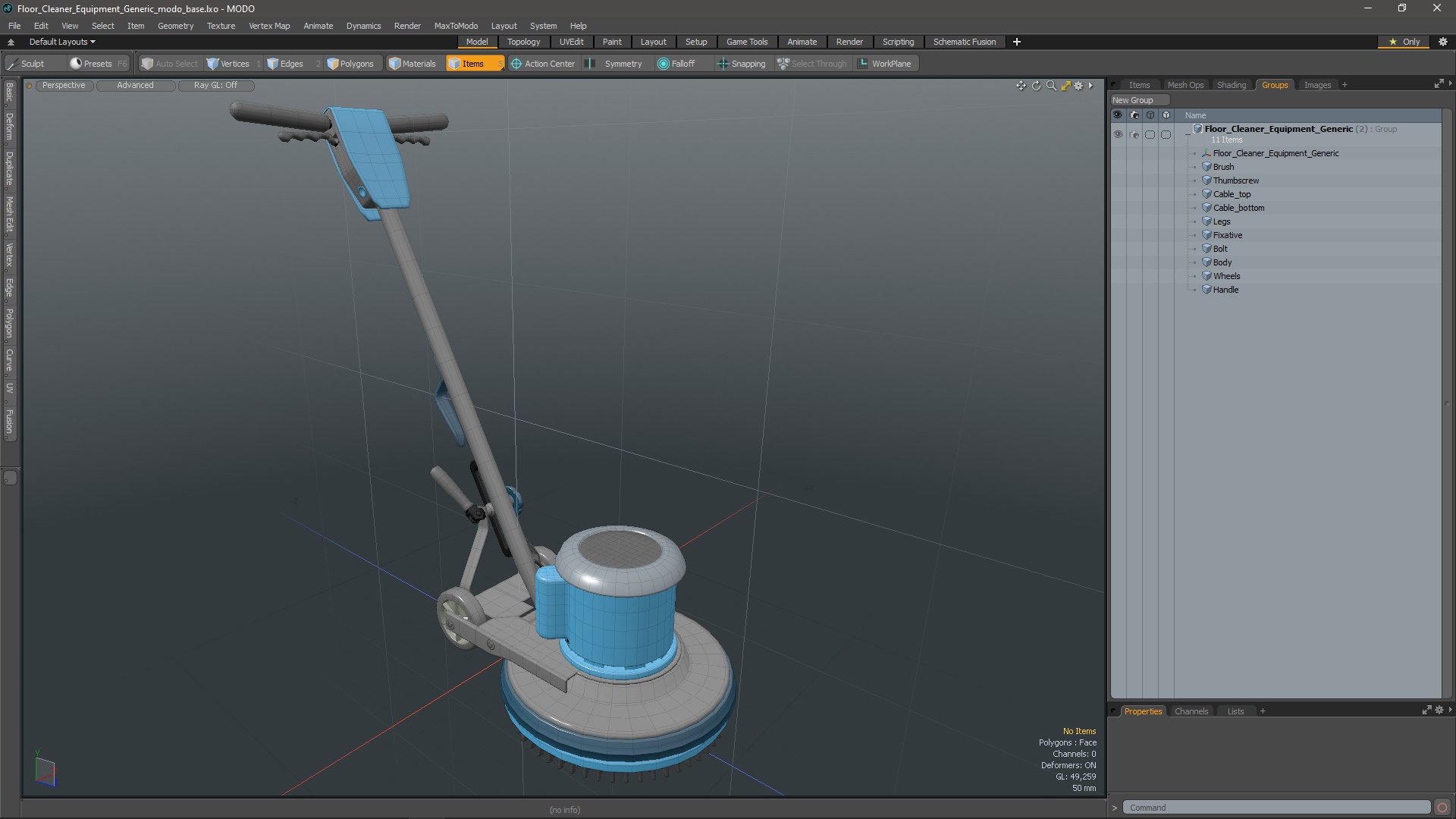 3D Floor Cleaner Equipment Generic