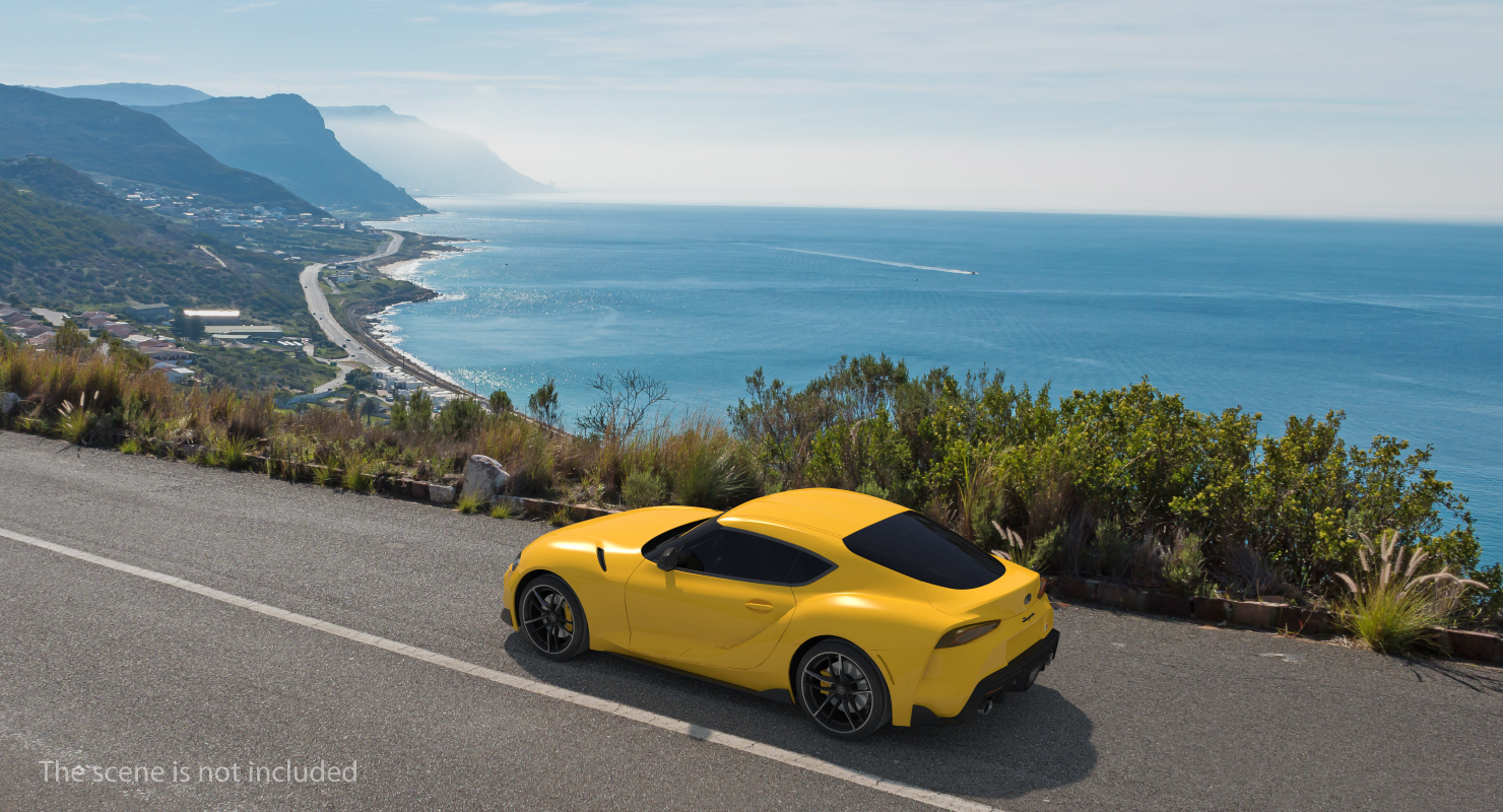 3D Toyota Supra 2019 Simple Interior model