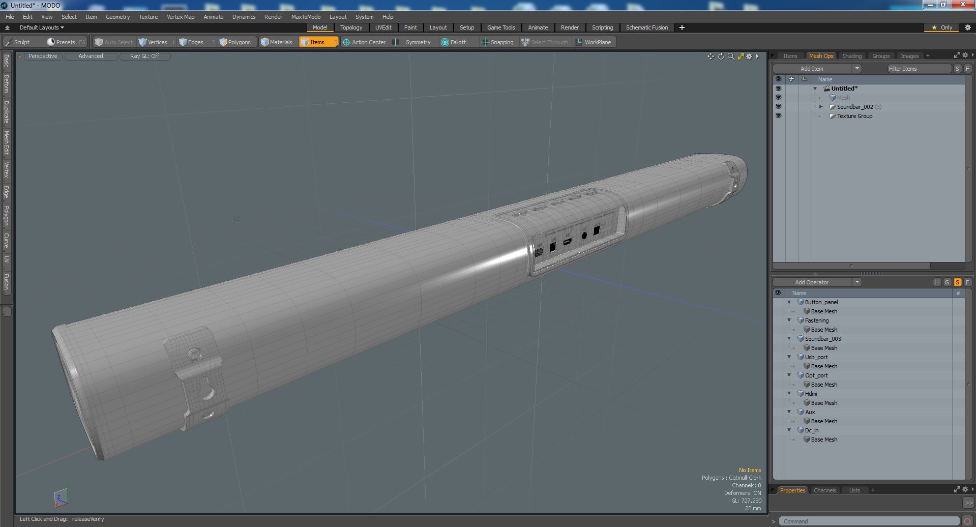 3D model Soundbar