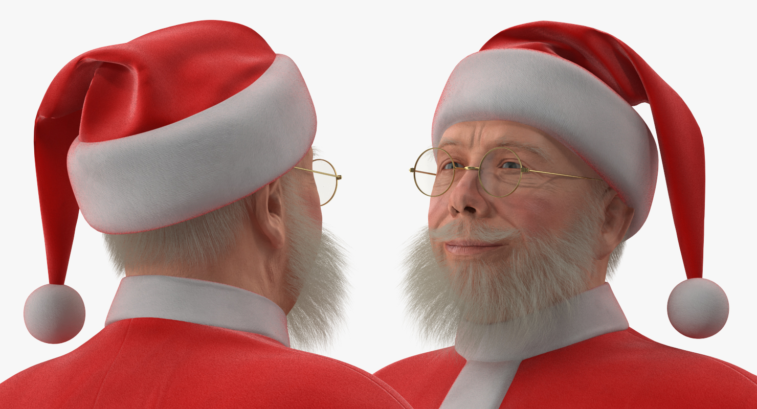3D model Santa Claus Standing Pose