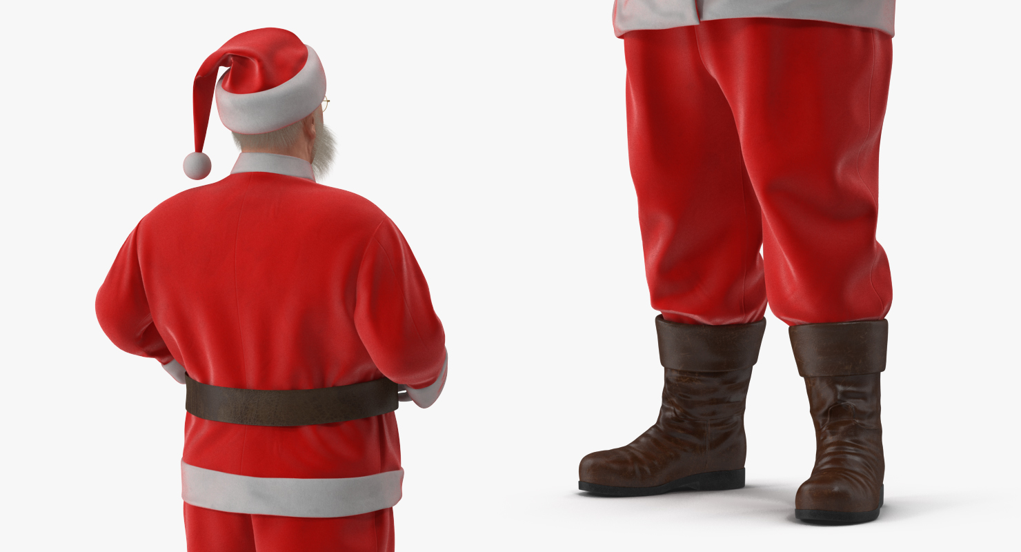 3D model Santa Claus Standing Pose